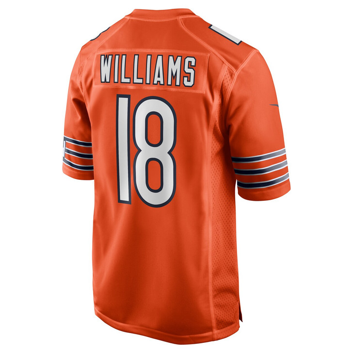 Caleb Williams Chicago Bears Alternate 2024 First Round Pick Player Game Jersey - Orange