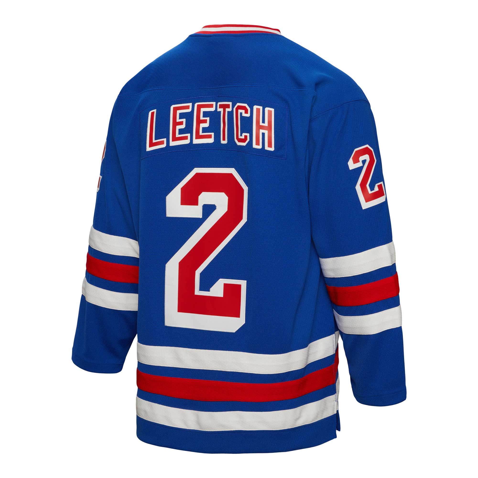 Brian Leetch New York Rangers Mitchell & Ness Alternate Captain Patch 1993\/94 Blue Line Player Jersey - Blue