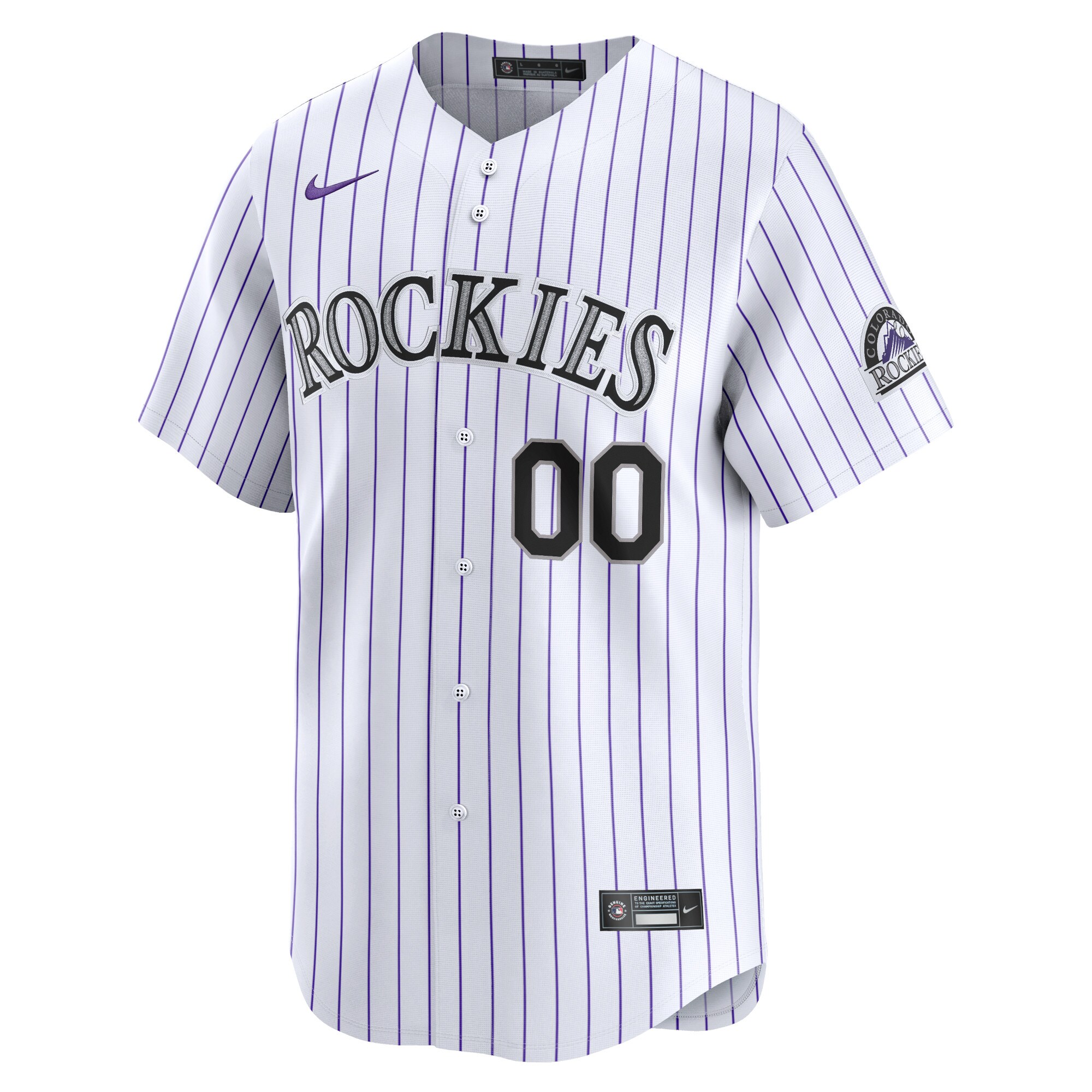 Colorado Rockies Home Limited Pick-A-Player Retired Roster Jersey - White