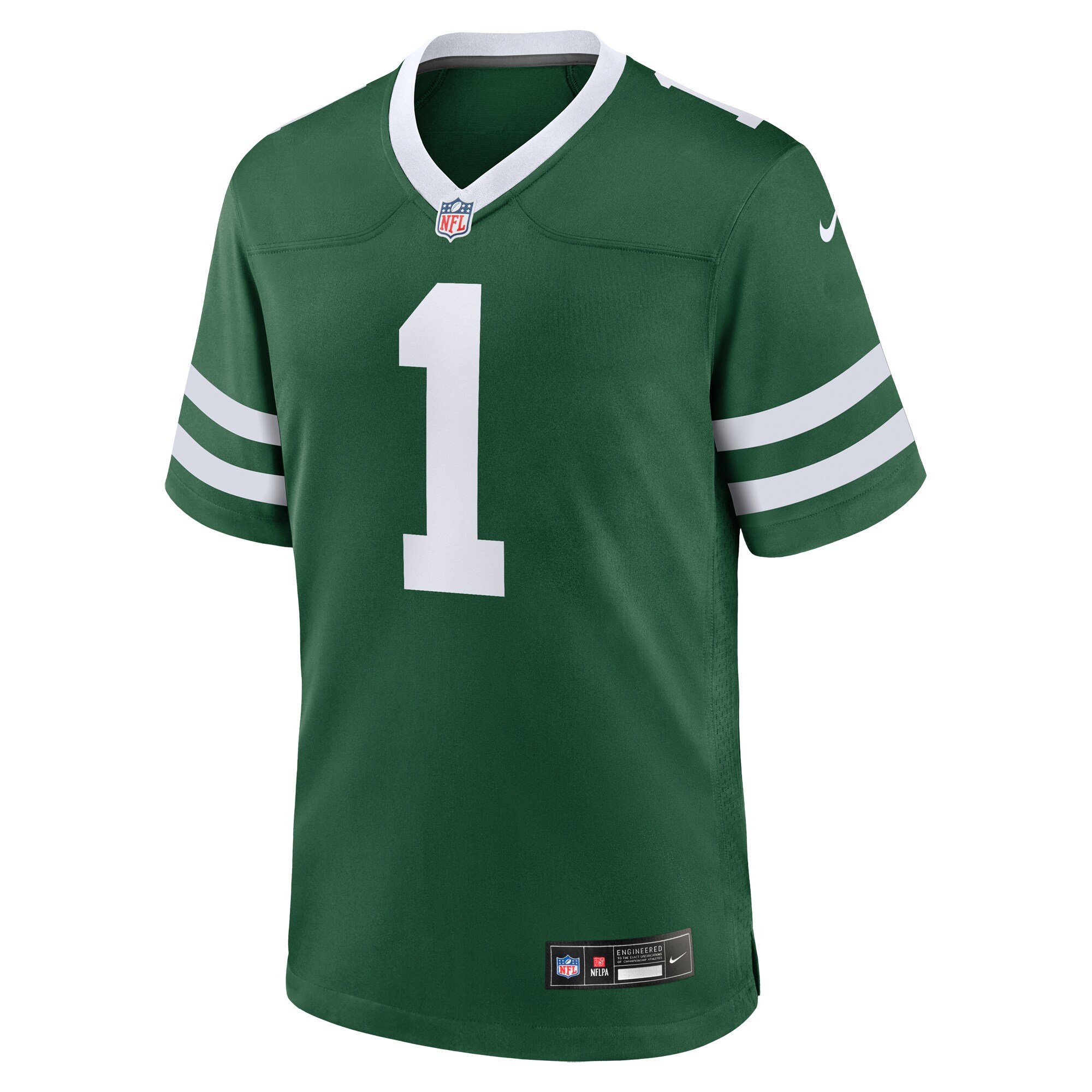 New York Jets  #1 Dad Game Jersey - Legacy Green
