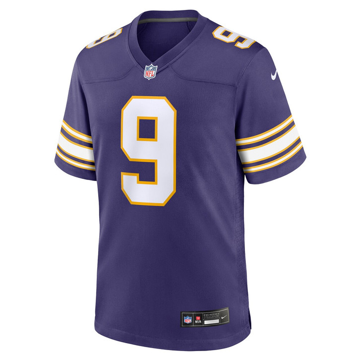 J.J. McCarthy Minnesota Vikings 2nd Alternate 2024 First Round Pick Player Game Jersey - Purple