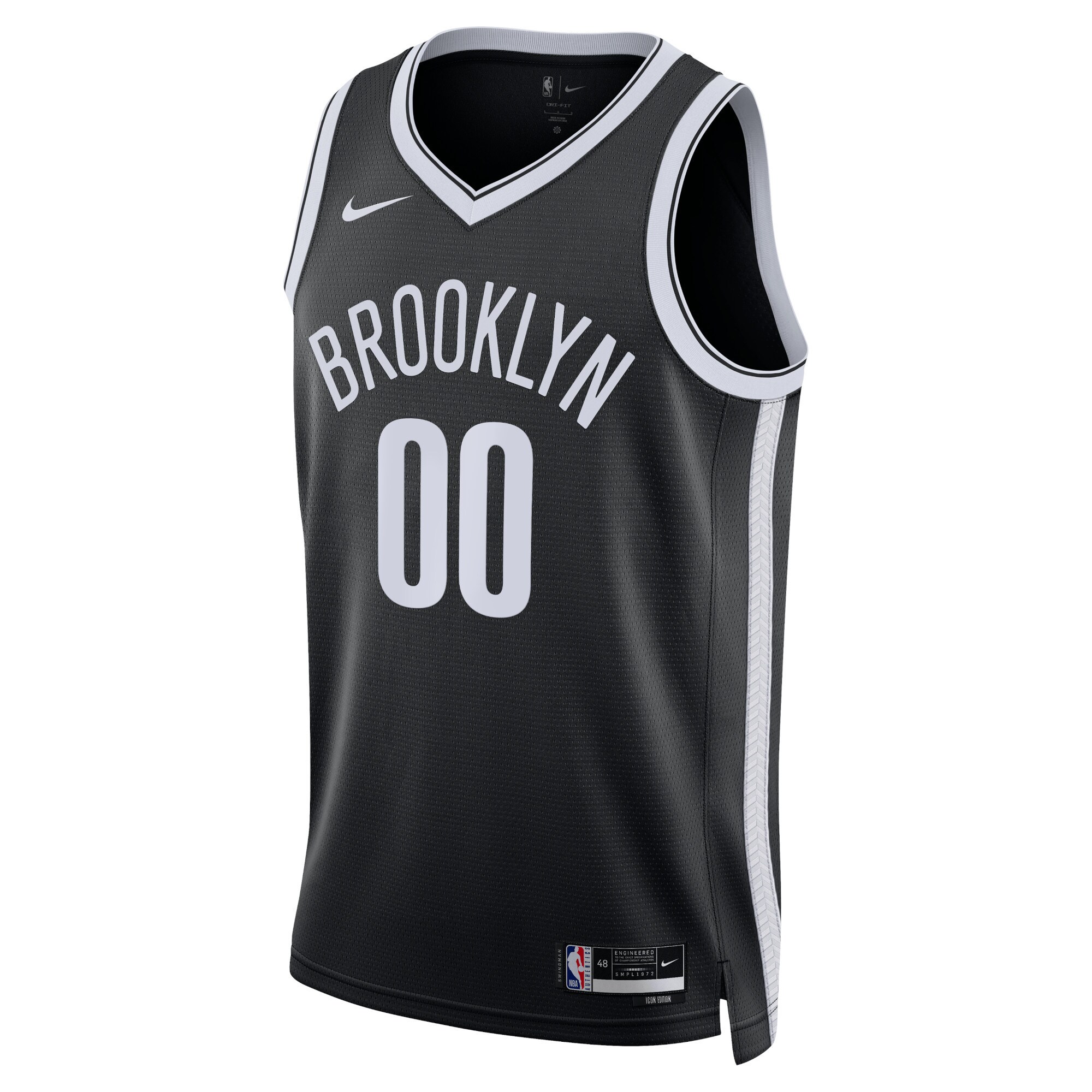 Brooklyn Nets  Unisex Swingman Custom Jersey Black - Icon Edition