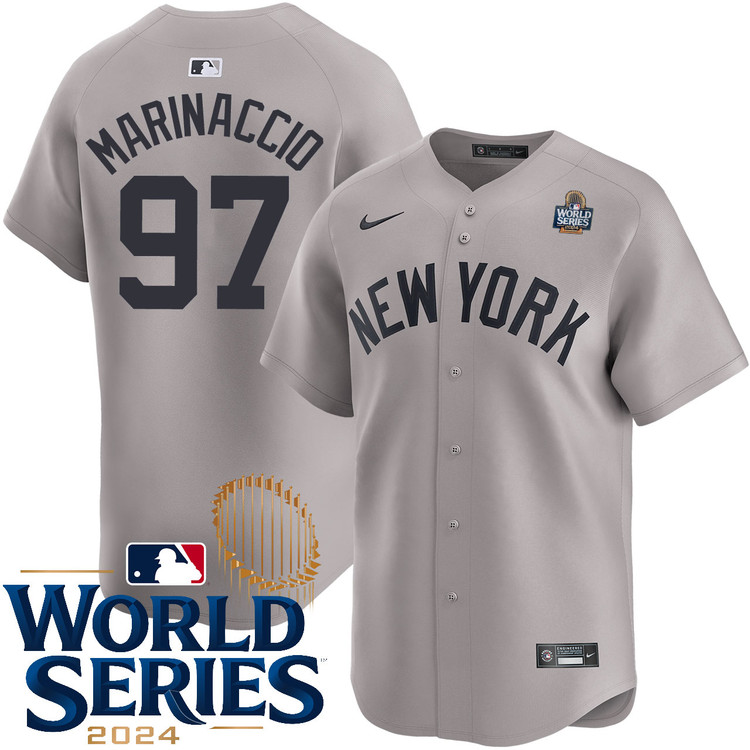 Ron Marinaccio New York Yankees Road Limited World Series Jersey