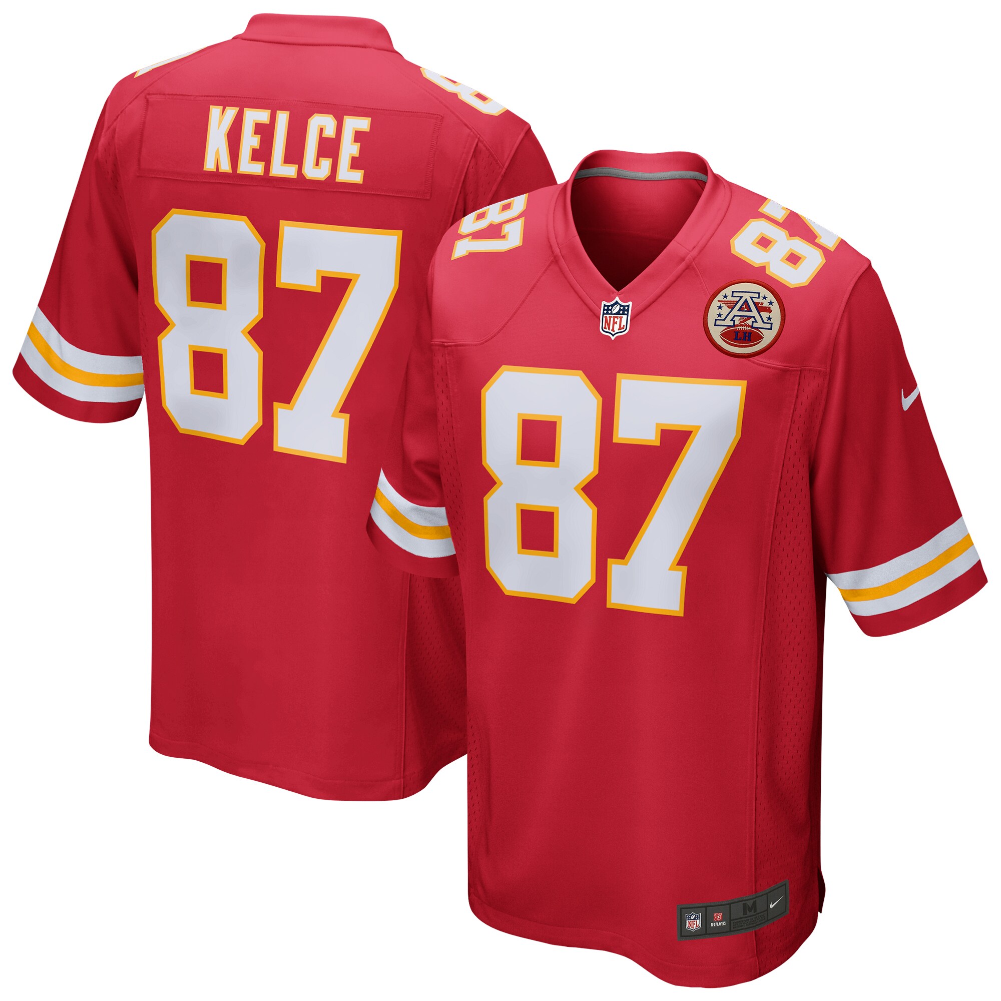 Travis Kelce Kansas City Chiefs  Game Jersey - Red