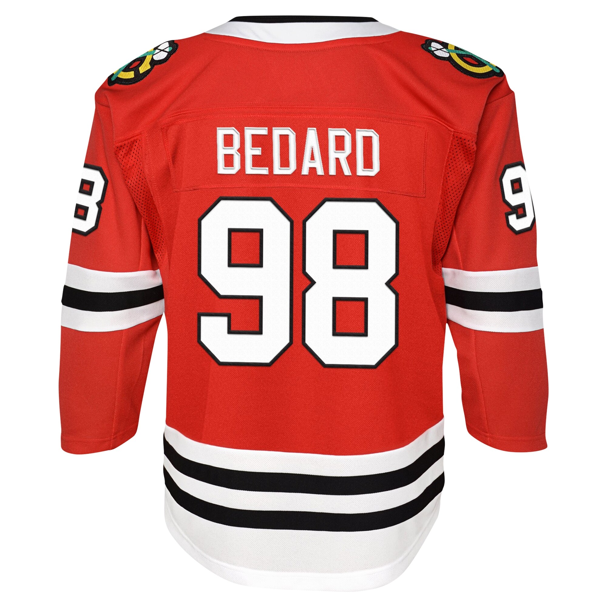 Connor Bedard Chicago Blackhawks Youth Home PremierPlayer Jersey - Red
