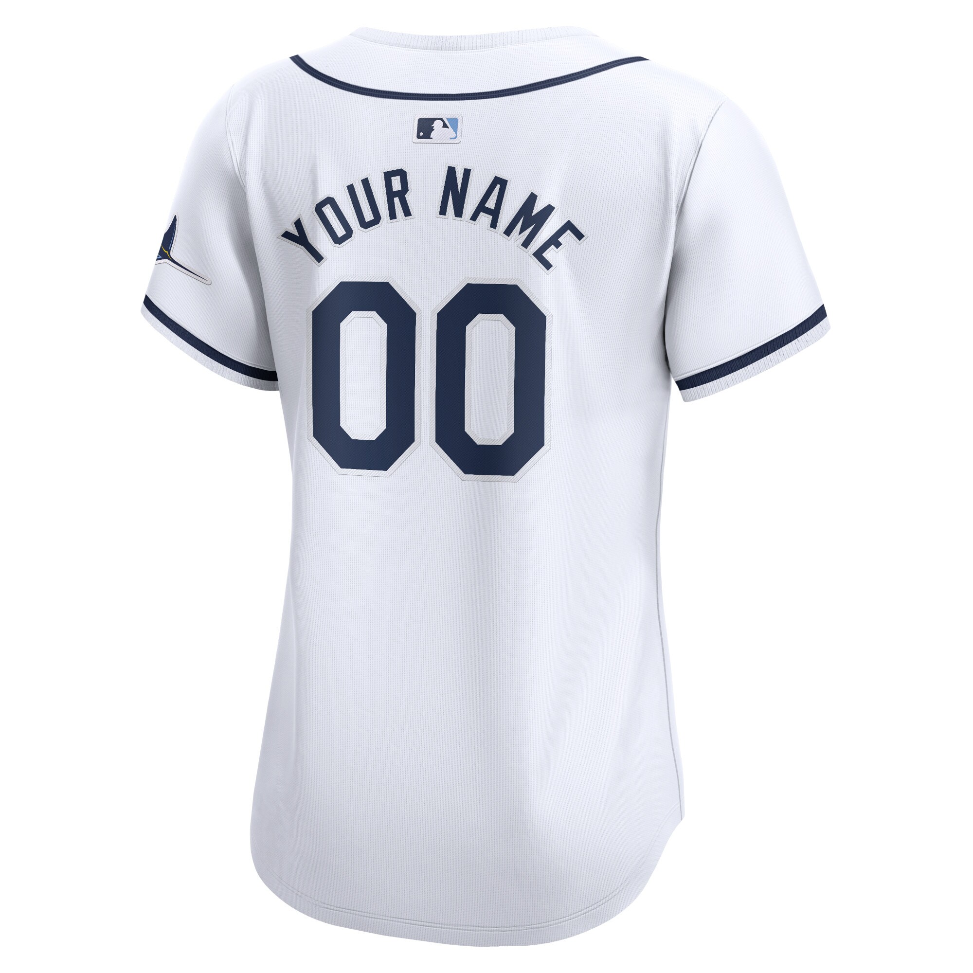 Tampa Bay Rays  Women's Home Limited Custom Jersey - White