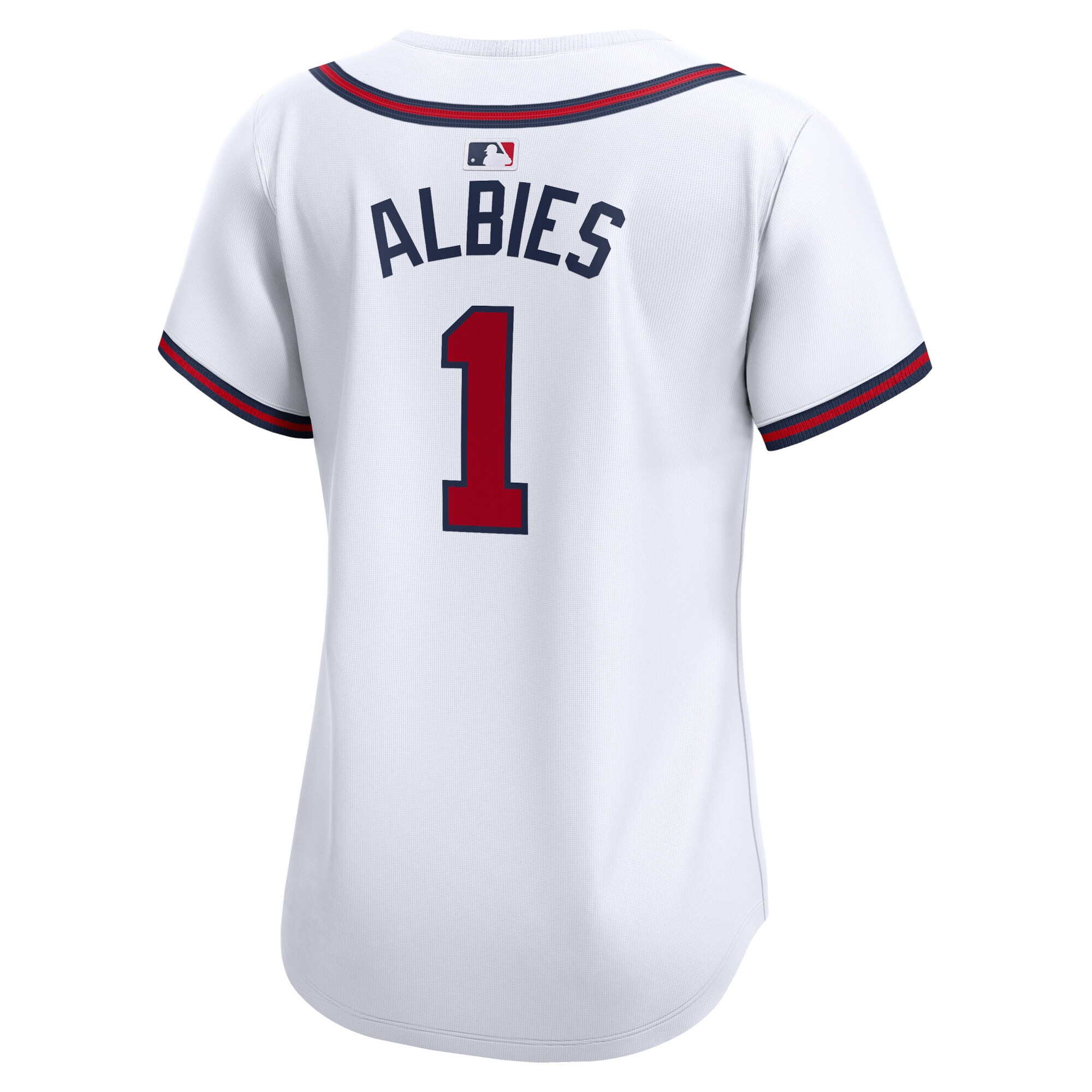 Ozzie Albies Atlanta Braves  Women's Home Limited Player Jersey - White