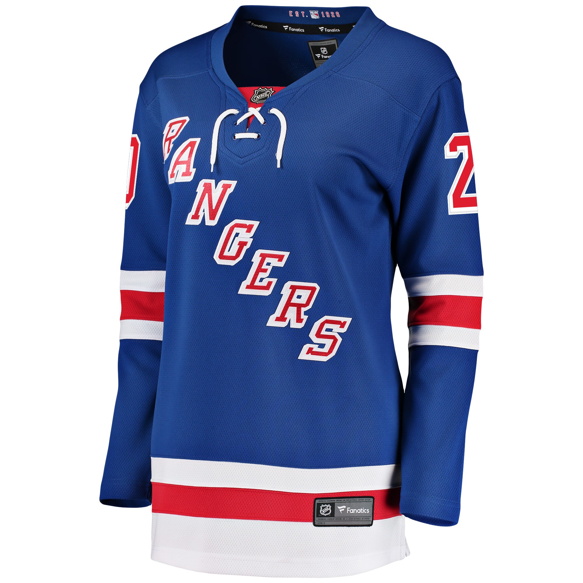 Chris Kreider New York Rangers Fanatics Women's Breakaway Player Jersey - Blue