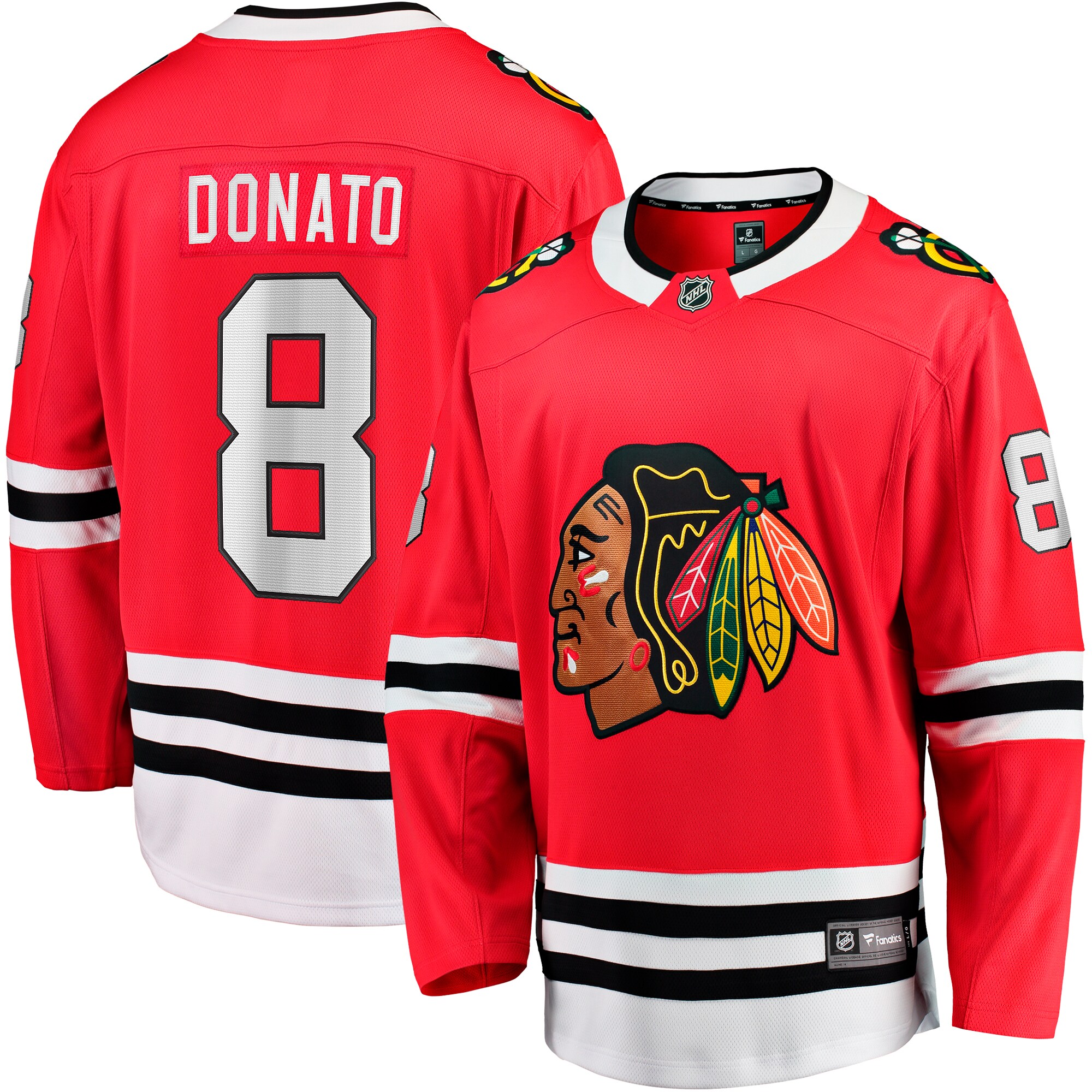 Ryan Donato Chicago Blackhawks Fanatics Home Breakaway Jersey - Red