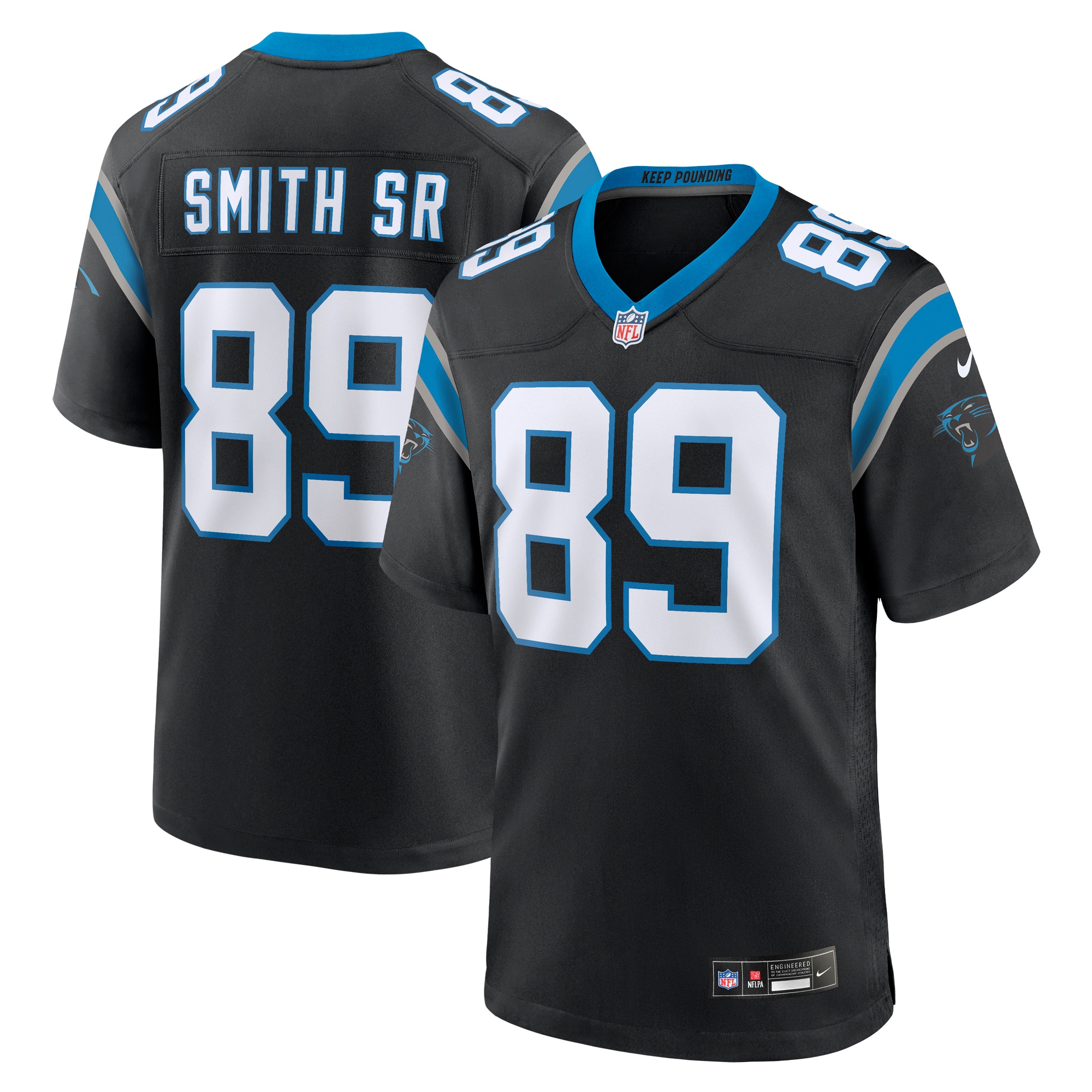 Steve Smith Sr. Carolina Panthers  Retired Player Game Jersey - Black