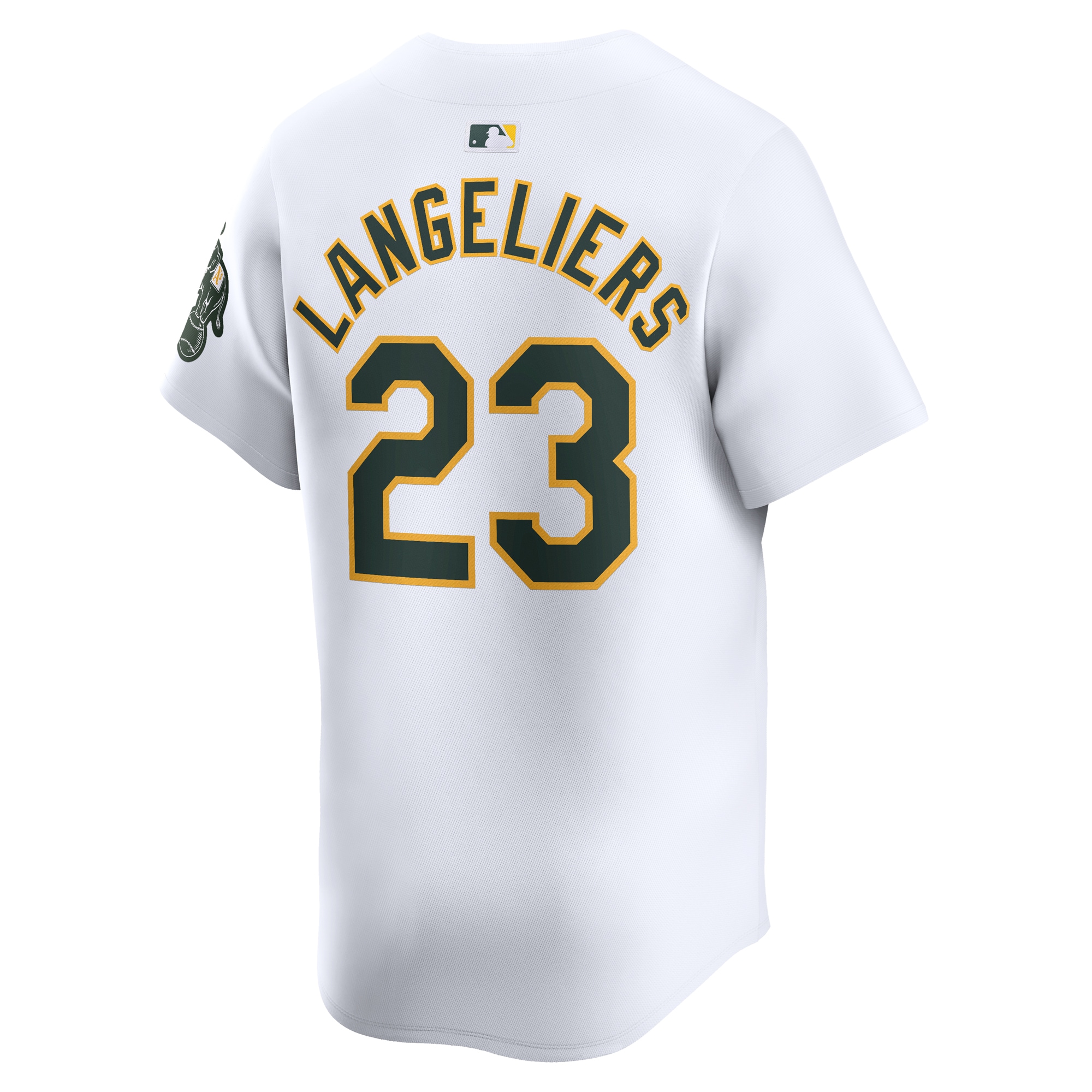 Shea Langeliers Oakland Athletics  Home Limited Player Jersey - White