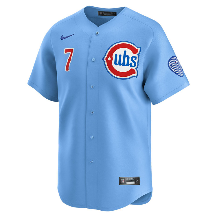 Dansby Swanson Chicago Cubs Youth Blues Alternate Limited Jersey