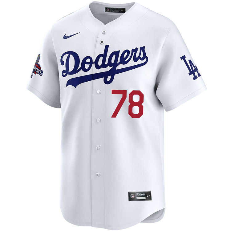 Ben Casparius Los Angeles Dodgers Home Limited World Series Champions Jersey