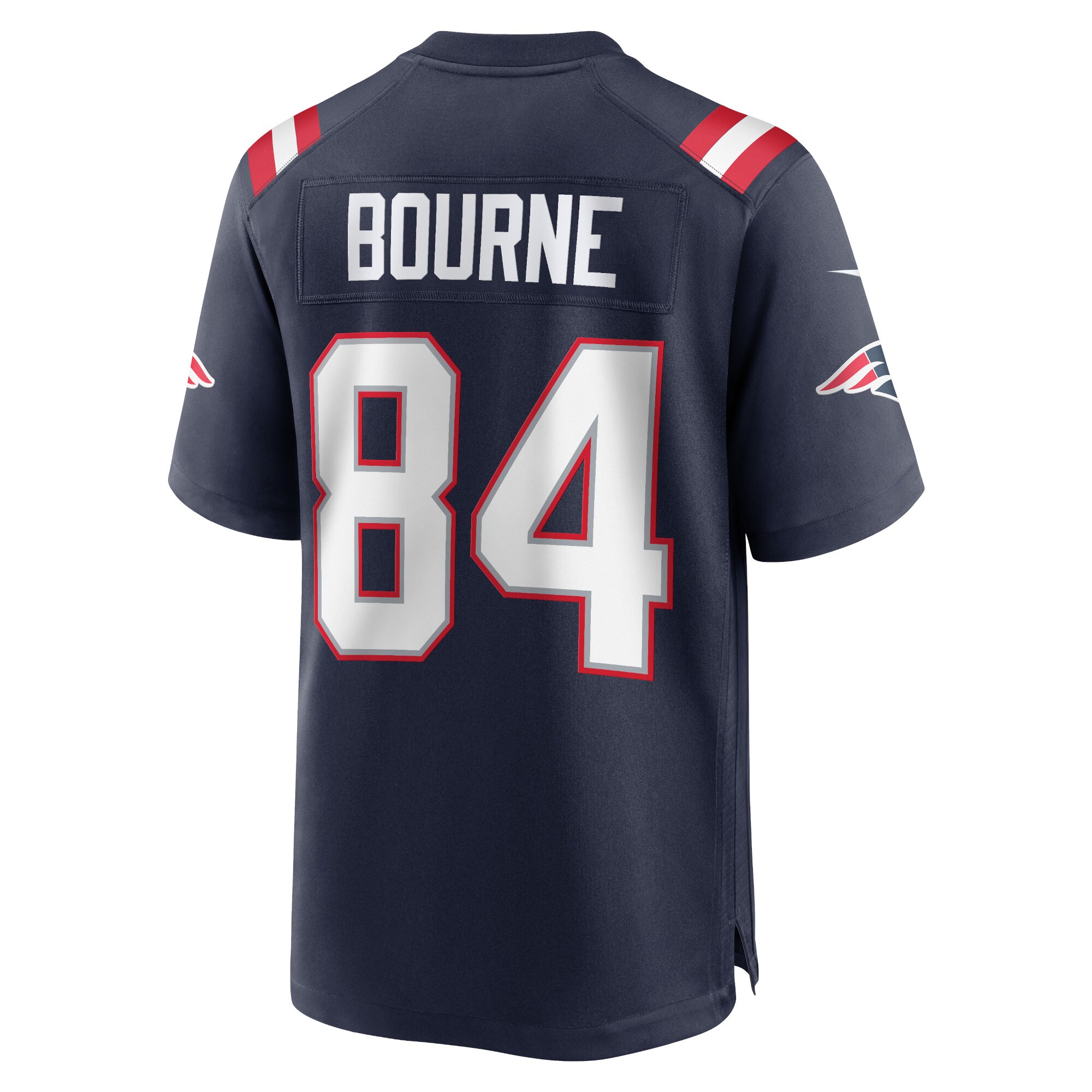 Kendrick Bourne New England Patriots  Game Jersey - Navy