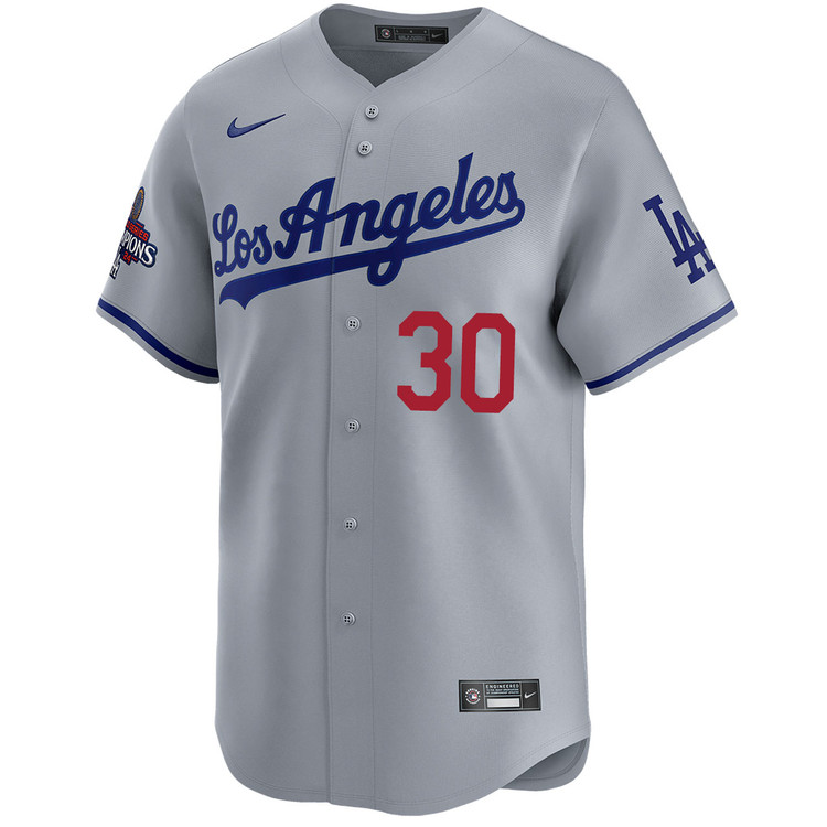 Dave Roberts Los Angeles Dodgers Road Limited World Series Champions Jersey