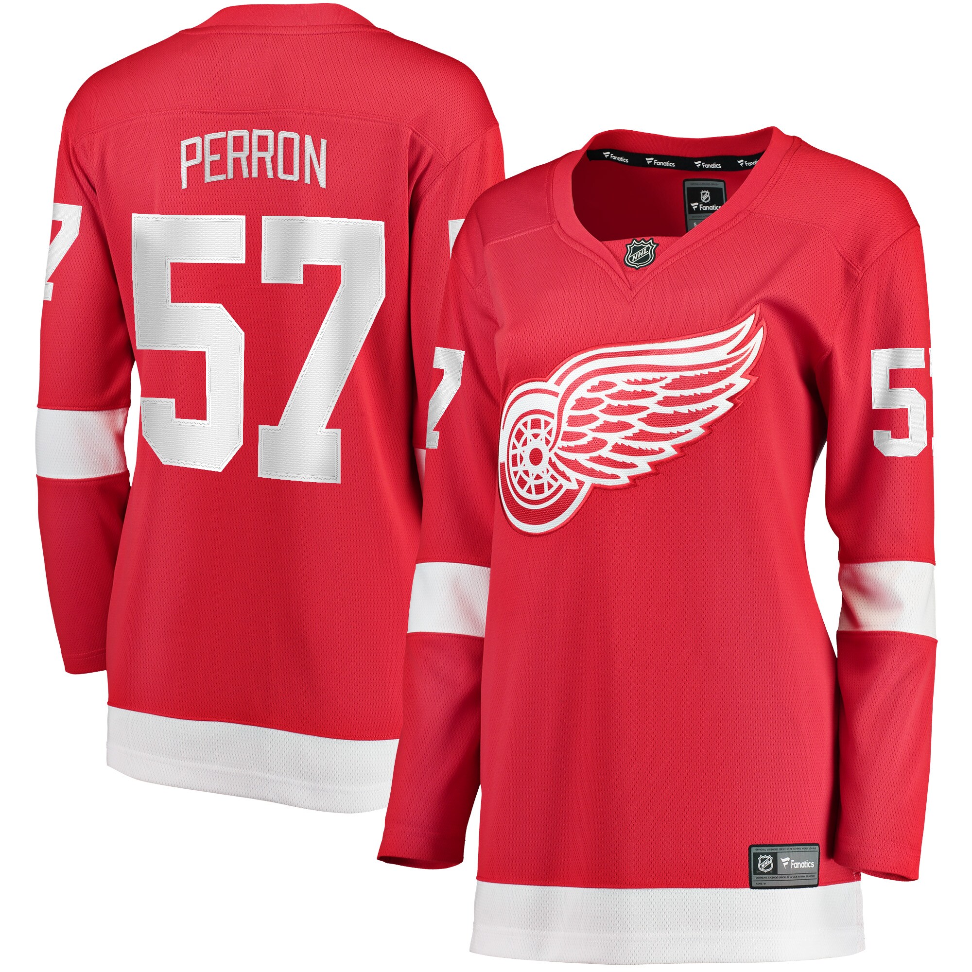 David Perron Detroit Red Wings Fanatics Women's Home Breakaway Player Jersey - Red