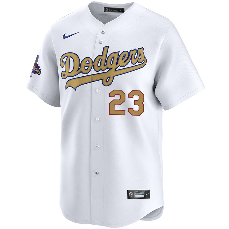 Michael Conforto Los Angeles Dodgers Home 2025 Gold Collection Limited Jersey