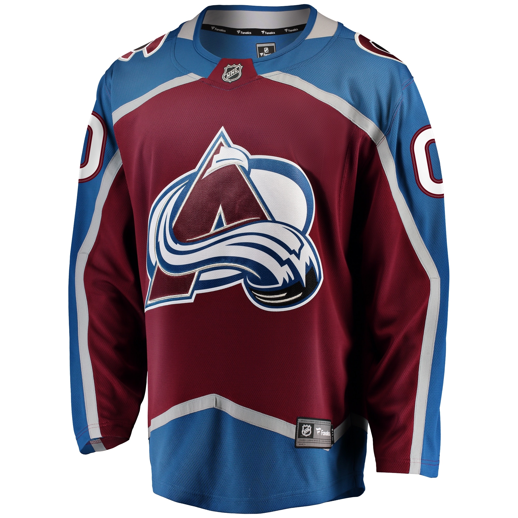 Colorado Avalanche Fanatics Home Breakaway Custom Jersey - Maroon