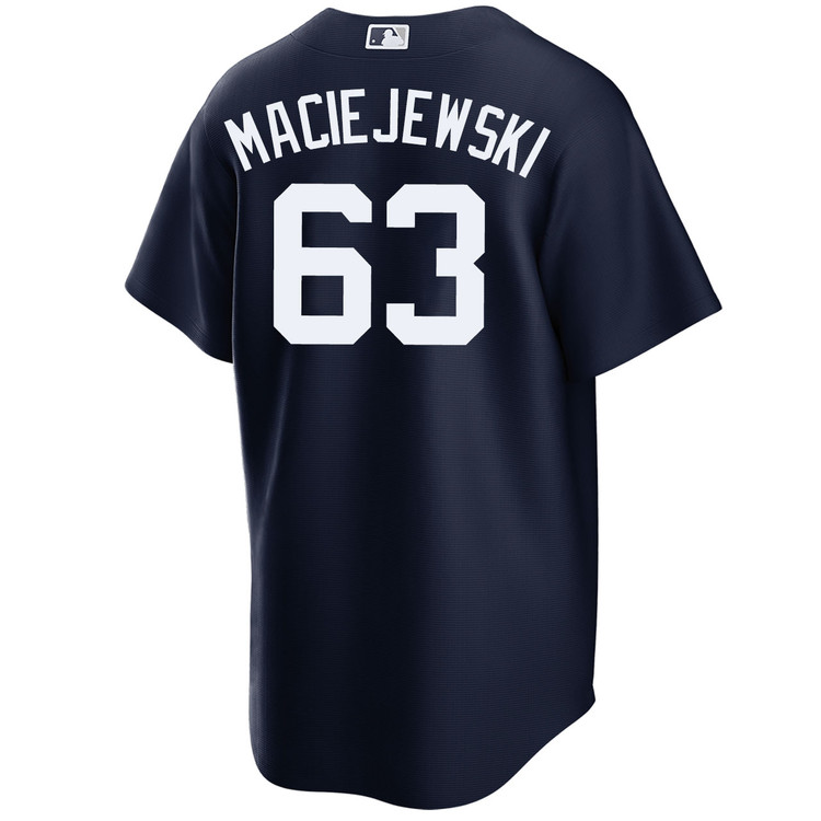 Josh Maciejewski New York Yankees Alternate Navy World Series Jersey