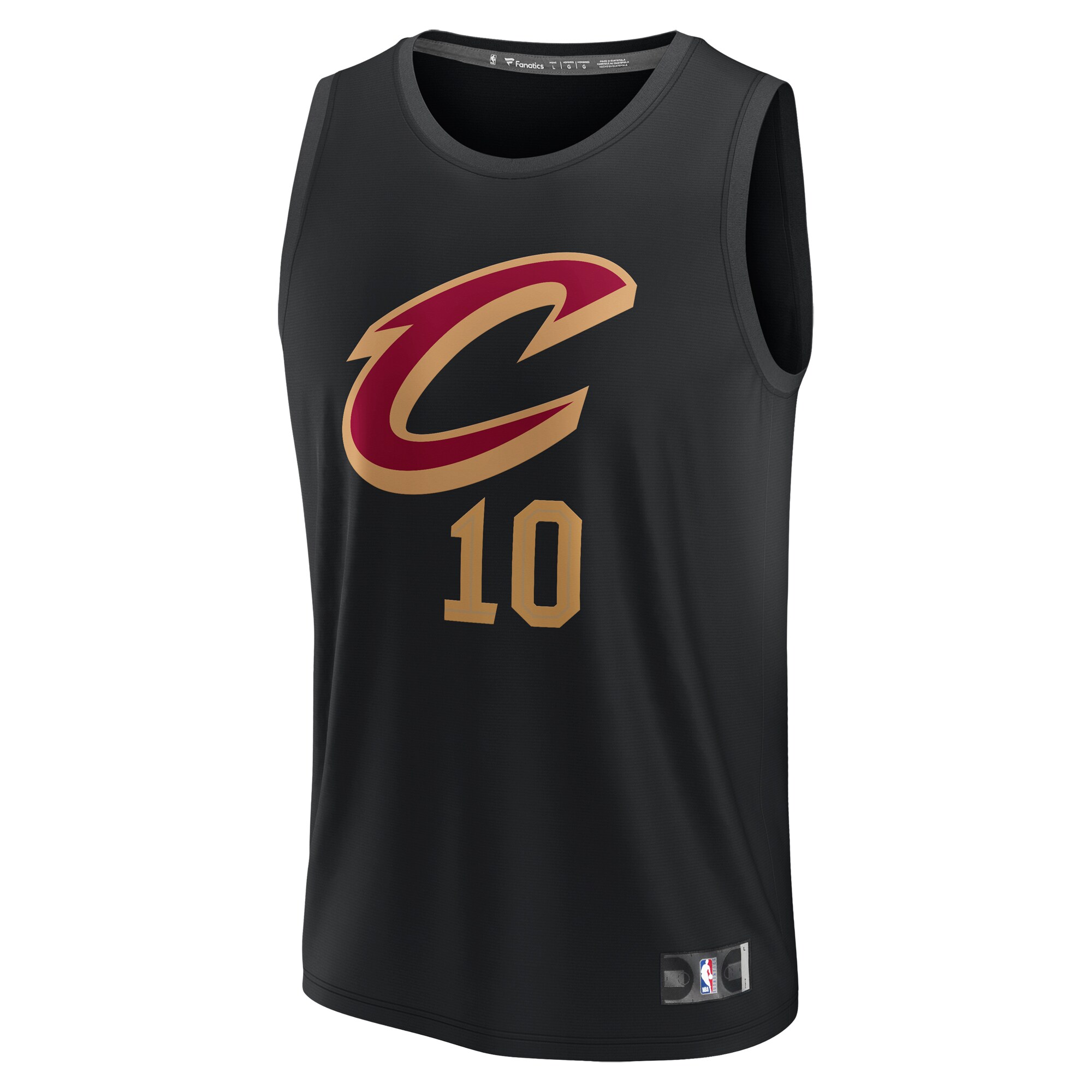 Darius Garland Cleveland Cavaliers Fanatics Fast Break Replica Player Jersey - Statement Edition - Black