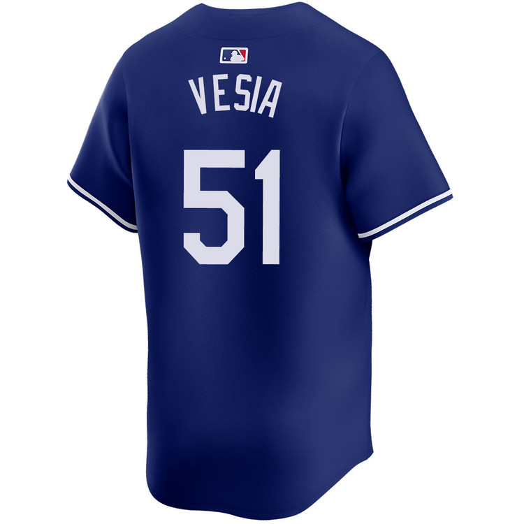 Alex Vesia Los Angeles Dodgers Alternate Royal Limited World Series Jersey