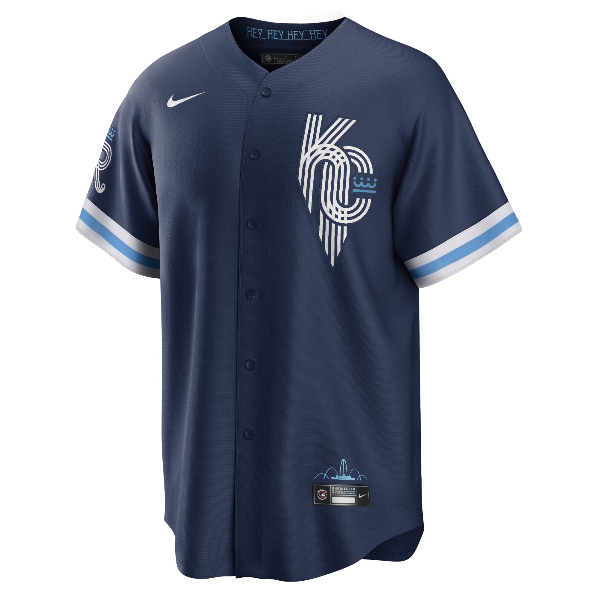 Hunter Dozier Kansas City Royals City Connect Replica Player Jersey - Navy