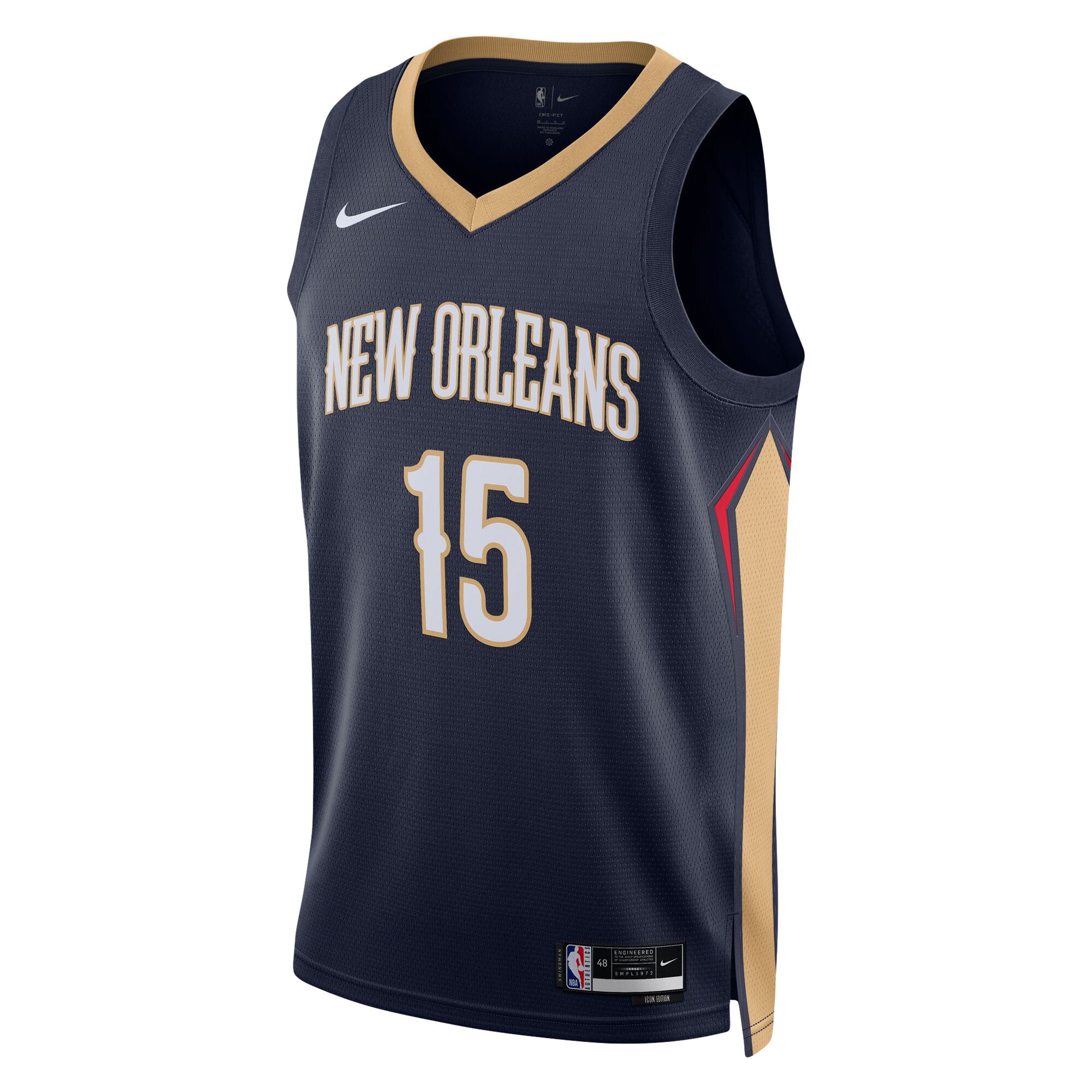 Jose Alvarado New Orleans Pelicans Unisex Swingman Jersey - Icon Edition - Navy