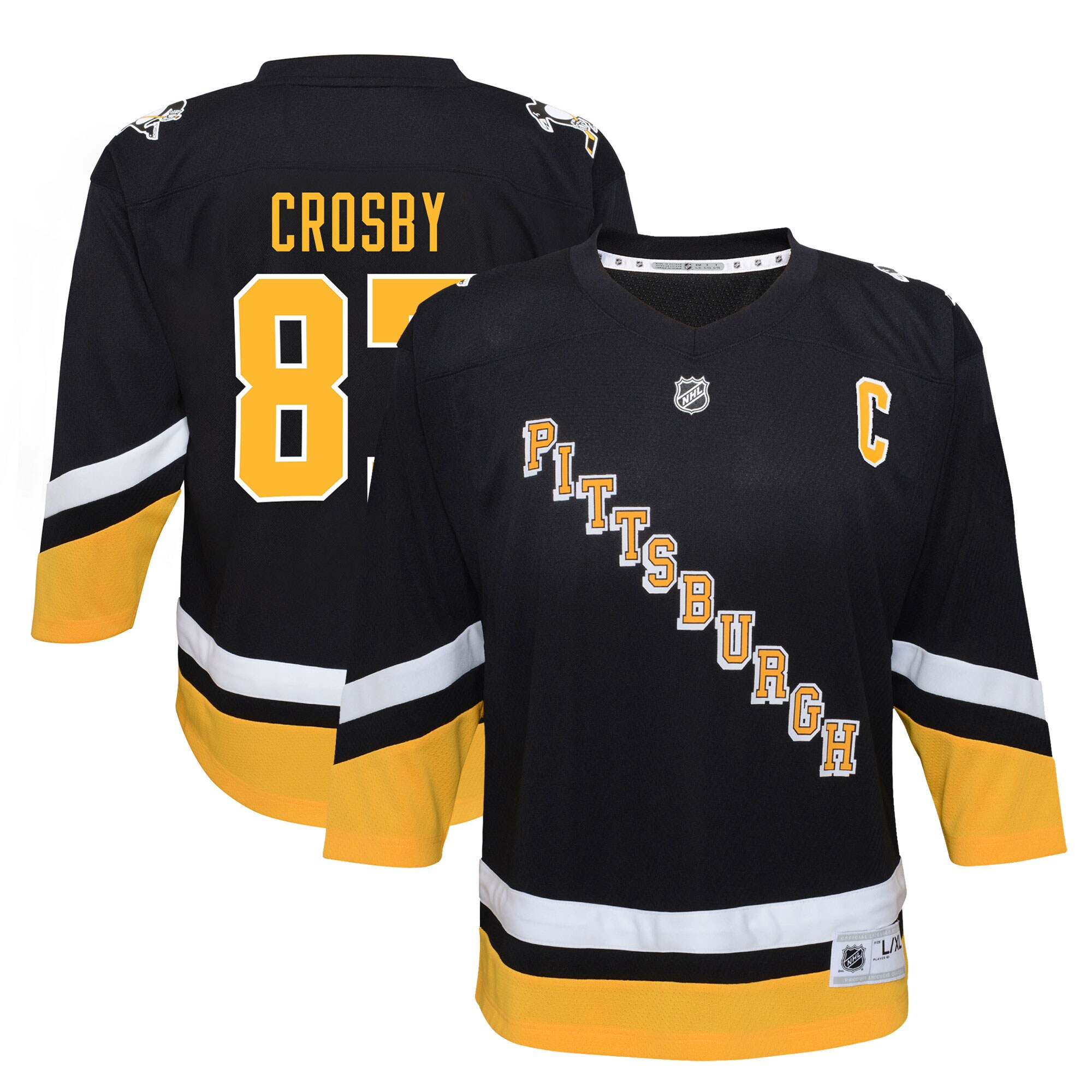 Sidney Crosby Pittsburgh Penguins Toddler 2021\/22 Alternate Replica Player Jersey - Black