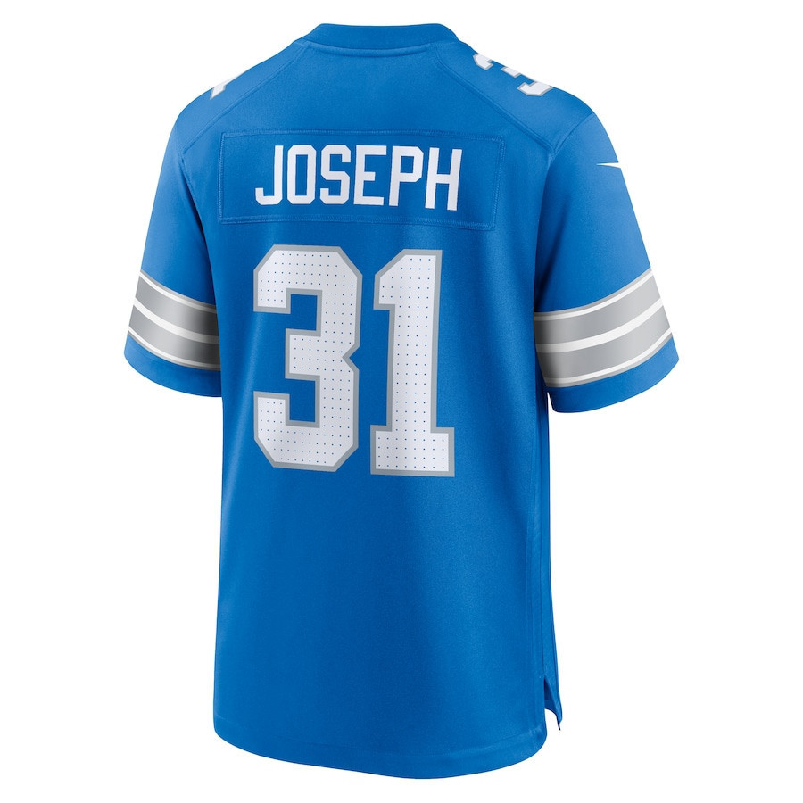 Kerby Joseph #31 Detroit Lions Super Bowl LIX Jersey - Men's - Blue