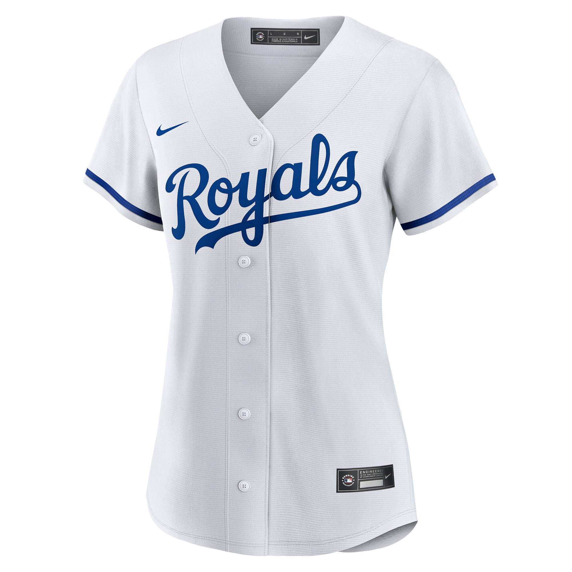 Kansas City Royals  Women's Replica Custom Jersey - White
