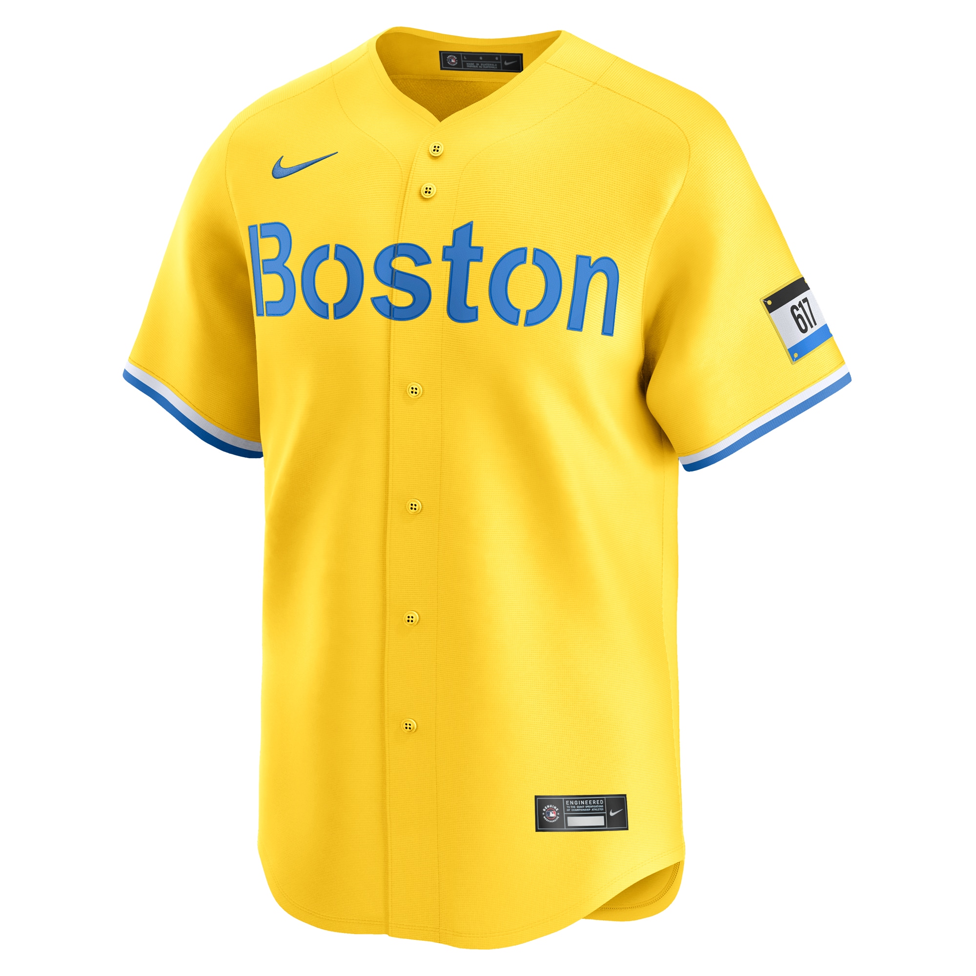 Rafael Devers Boston Red Sox City Connect Limited Player Jersey - Gold