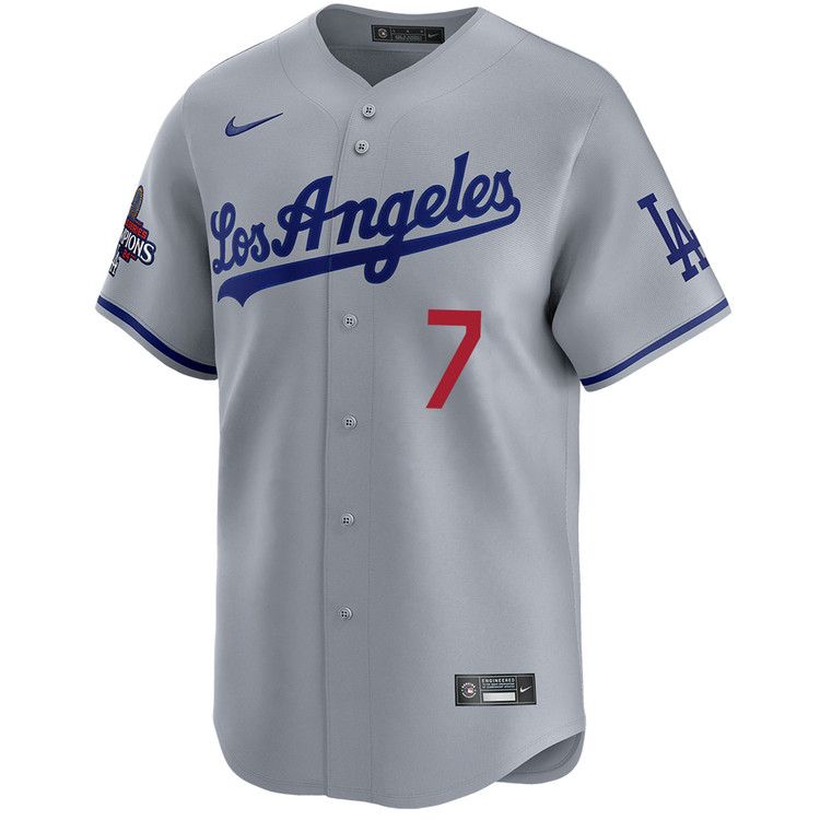 Blake Snell Los Angeles Dodgers Road Limited World Series Champions Jersey