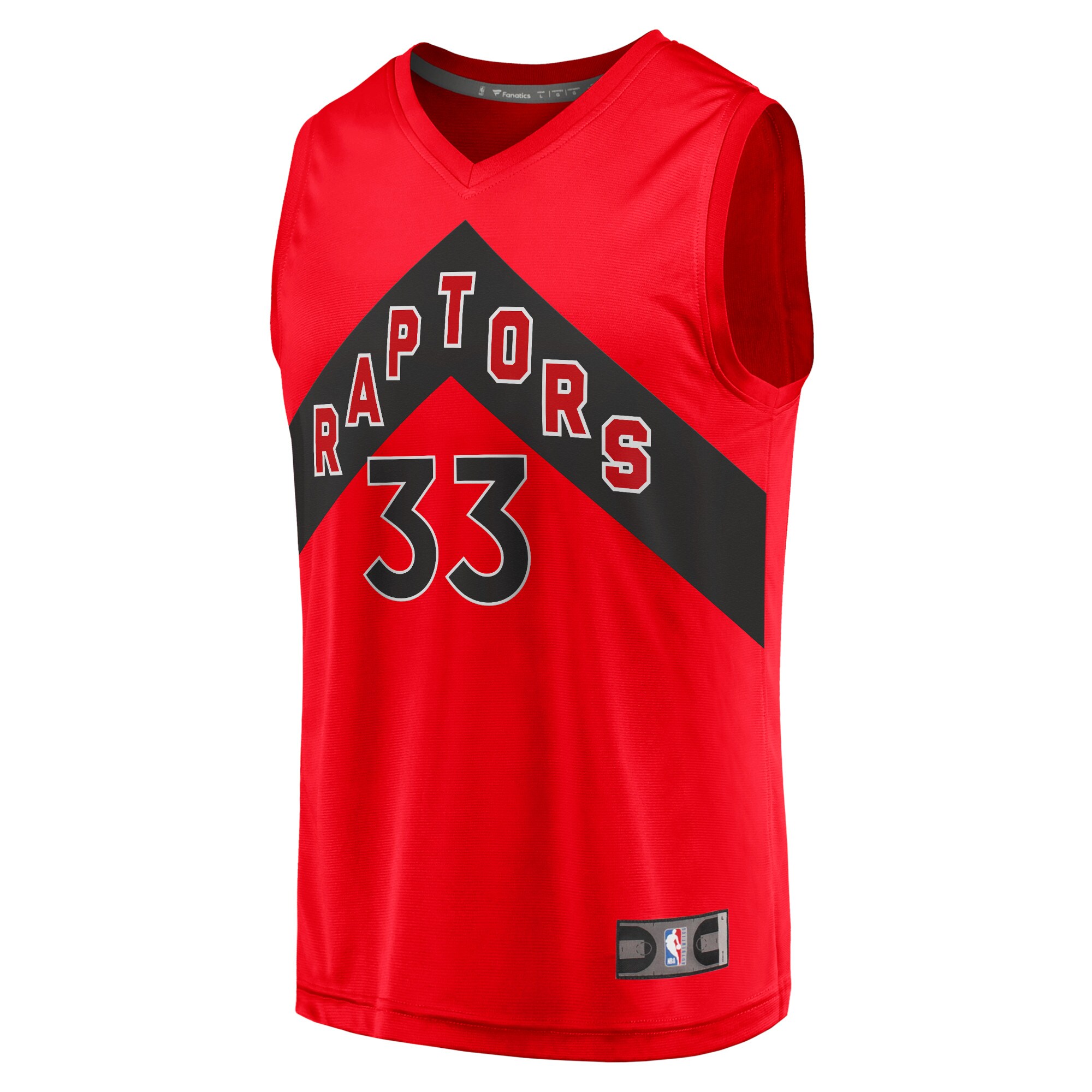 Gary Trent Jr. Toronto Raptors Fanatics Youth Fast Break Replica Jersey - Icon Edition - Red