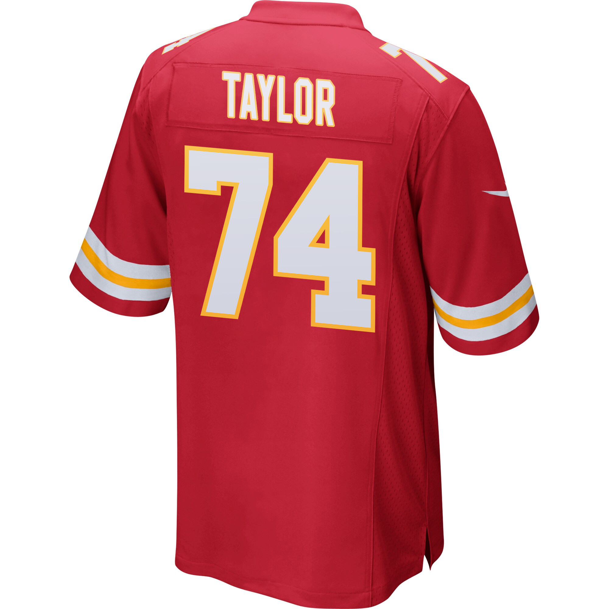 Jawaan Taylor 74 Kansas City Chiefs Super Bowl LVIII Patch Game Men Jersey - Red