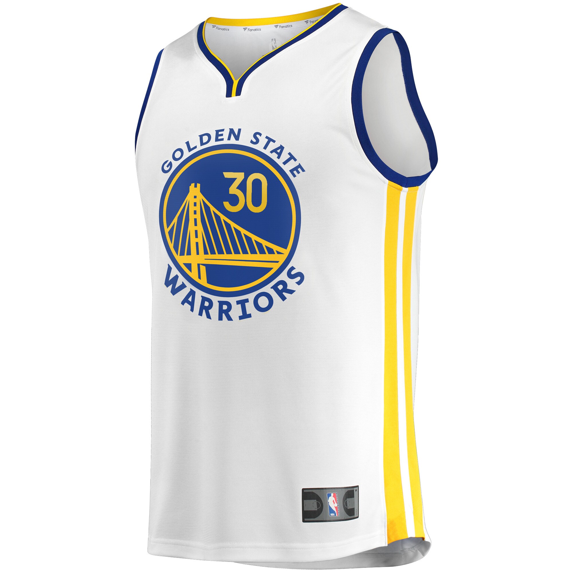 Stephen Curry Golden State Warriors Fanatics 2022\/23 Fast Break Replica Player Jersey - Association Edition - White