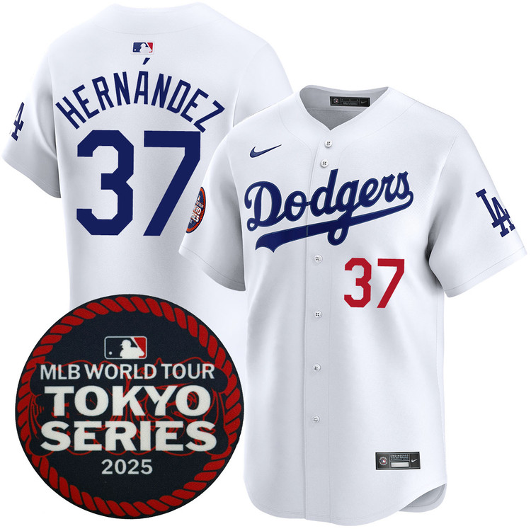 Teoscar Hernandez Los Angeles Dodgers Home 2025 Tokyo Series Jersey
