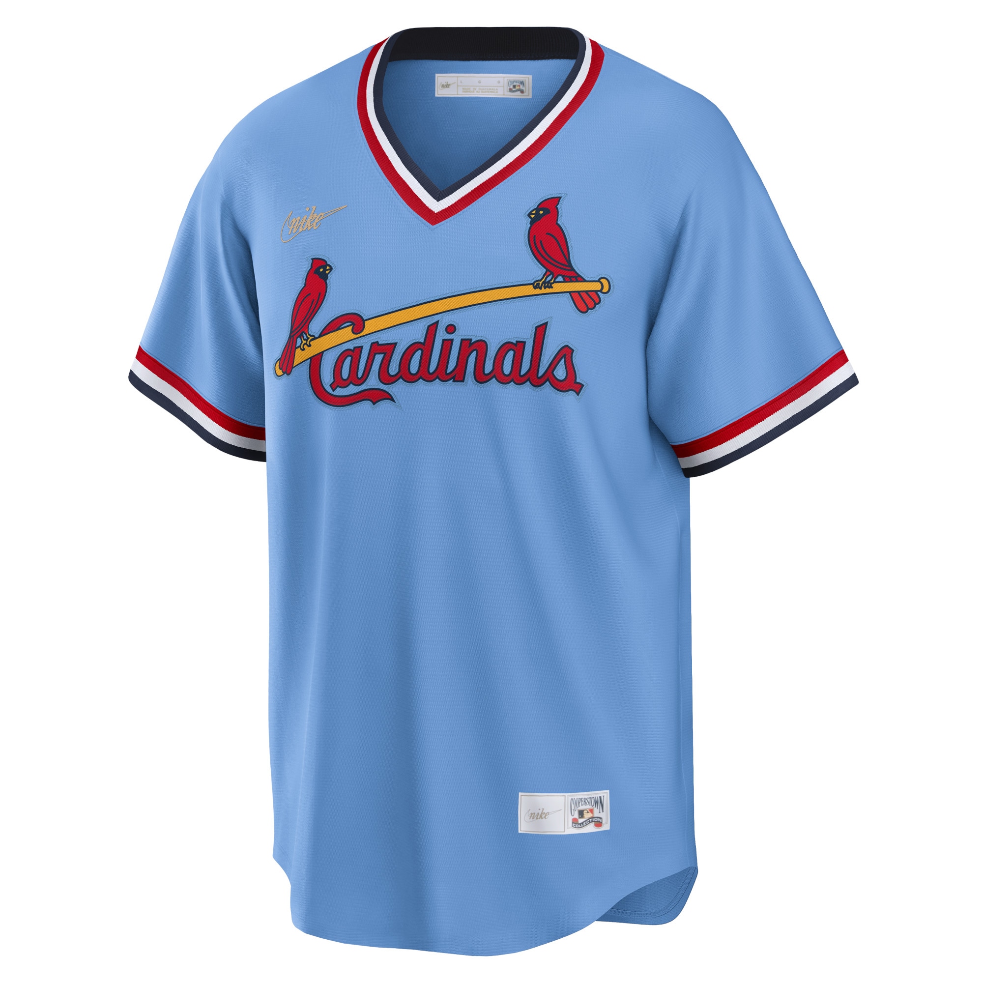 Ozzie Smith St. Louis Cardinals Road Cooperstown Collection Player Jersey - Light Blue