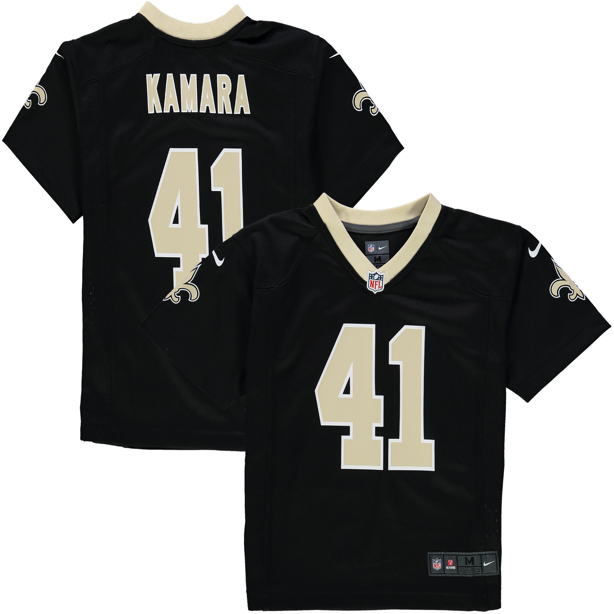 Alvin Kamara New Orleans Saints  Preschool Game Jersey - Black