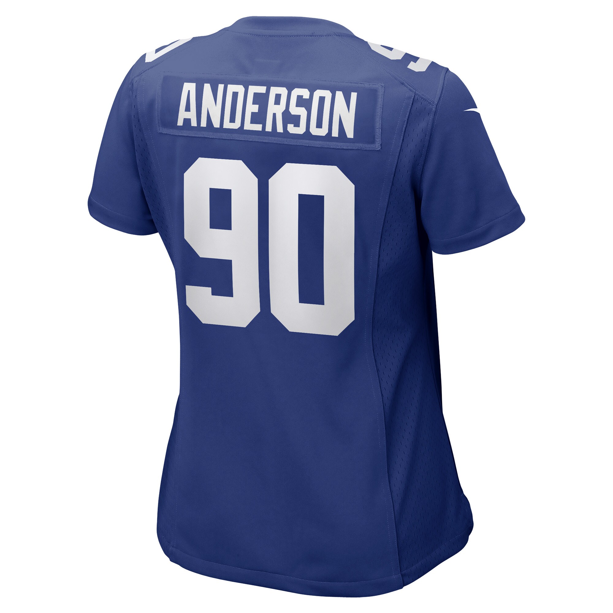 Ryder Anderson New York Giants  Women's Game Player Jersey - Royal