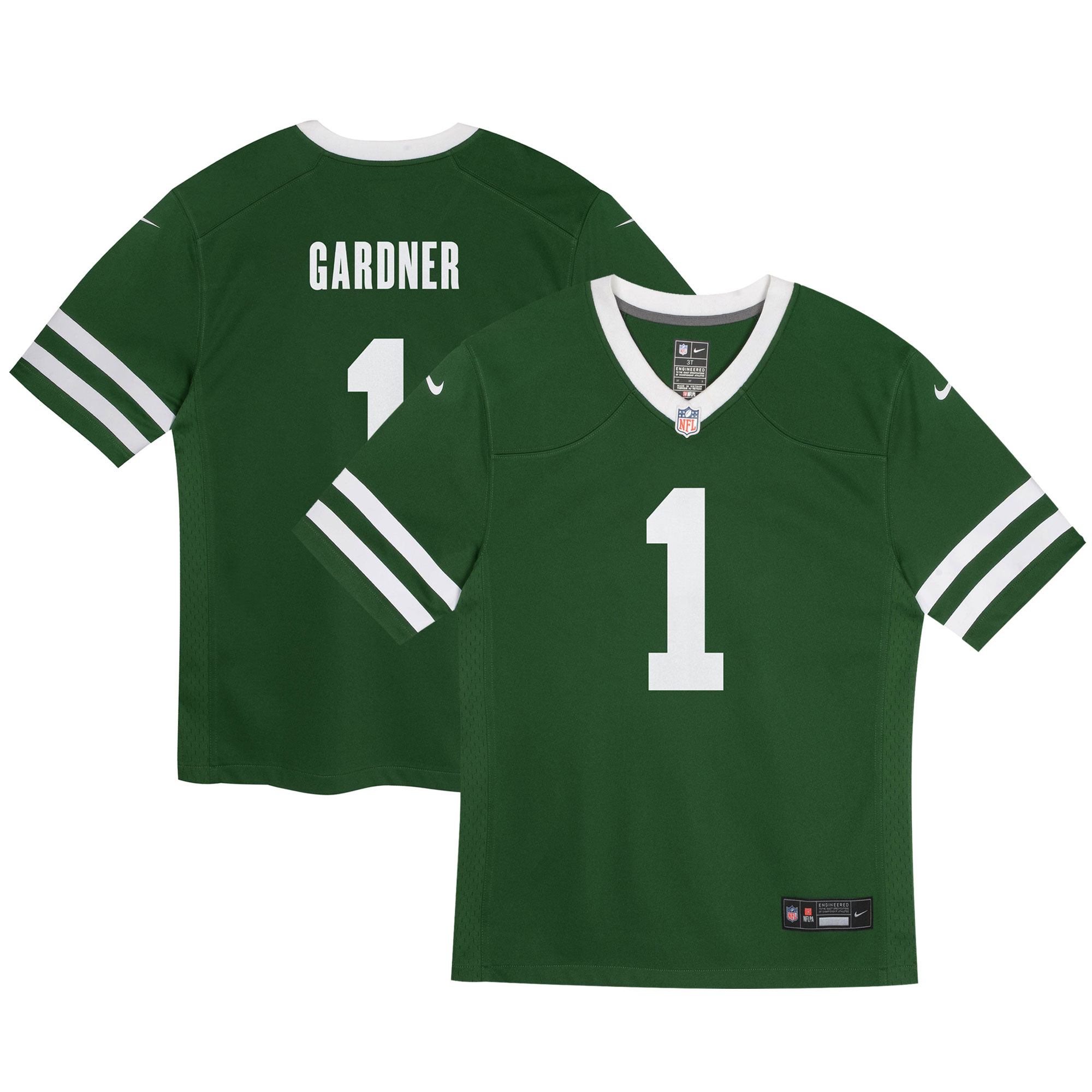 Ahmad Sauce Gardner New York Jets  Infant Game Jersey - Legacy Green