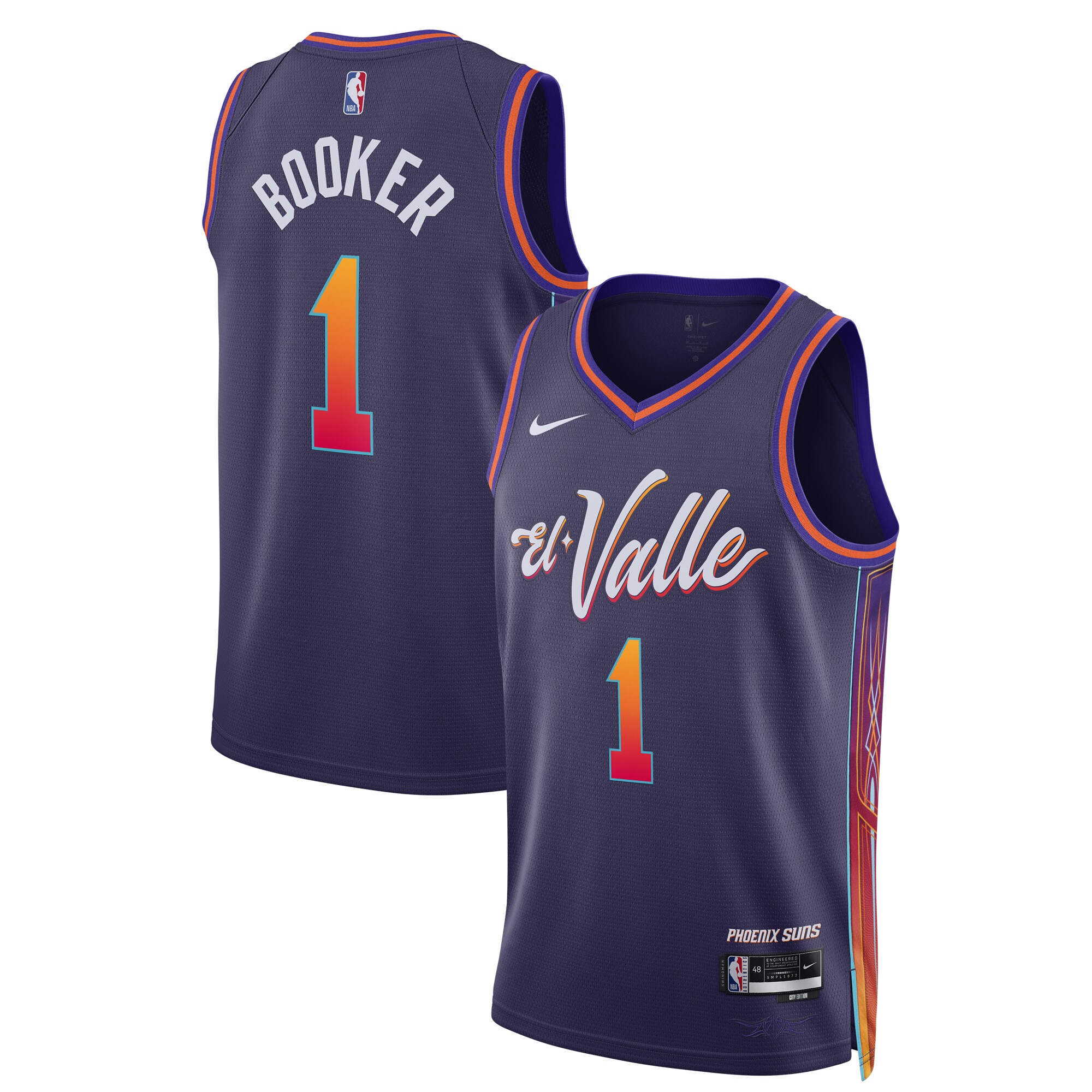 Devin Booker Phoenix Suns Unisex 2023\/24 Swingman Jersey - Purple - City Edition