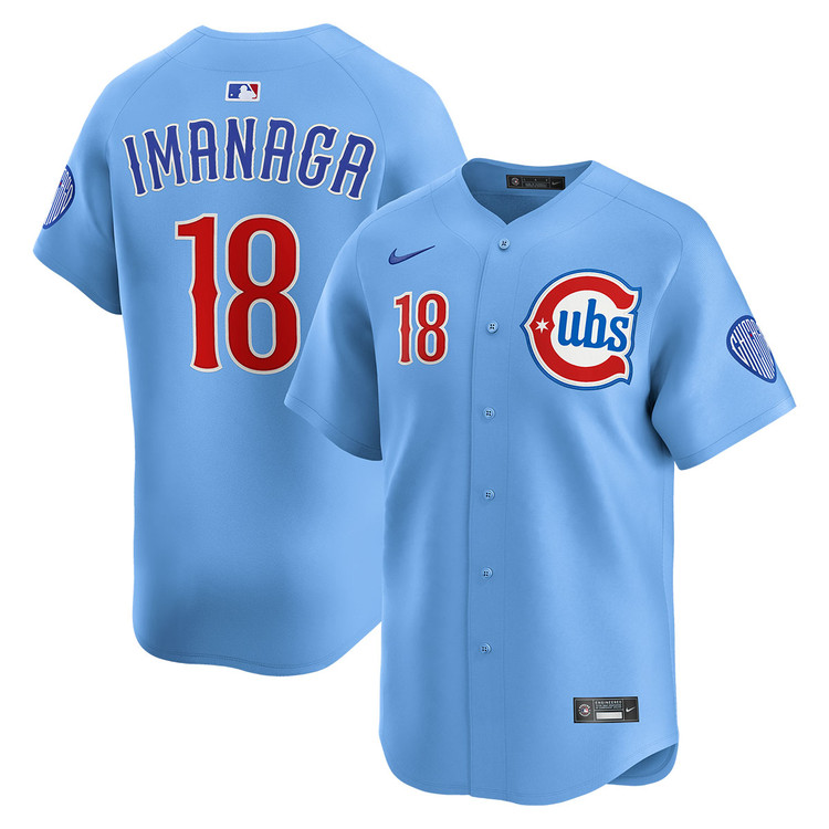 Shōta Imanaga Chicago Cubs Youth Blues Alternate Limited Jersey