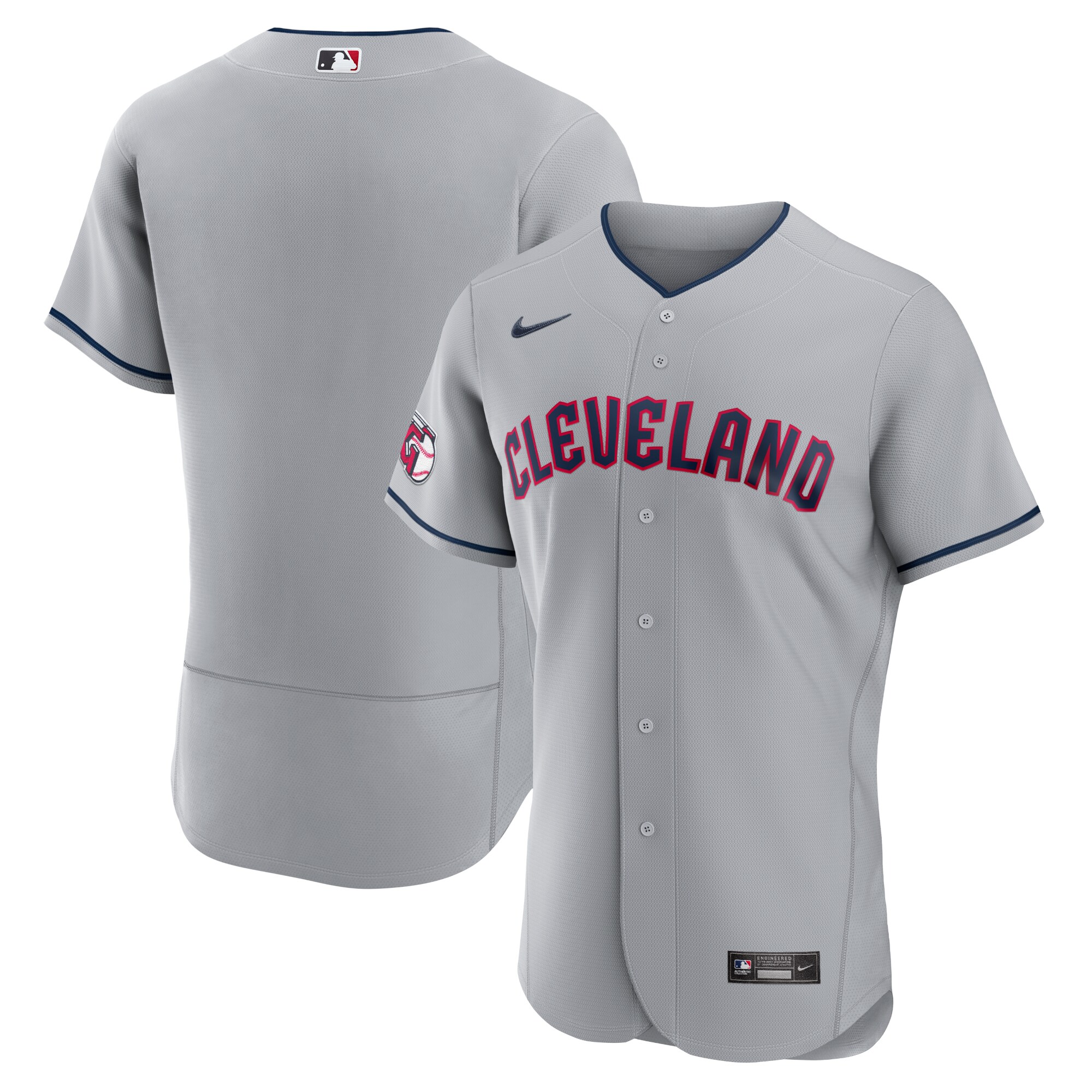 Cleveland Guardians  Road Authentic Team Jersey - Gray