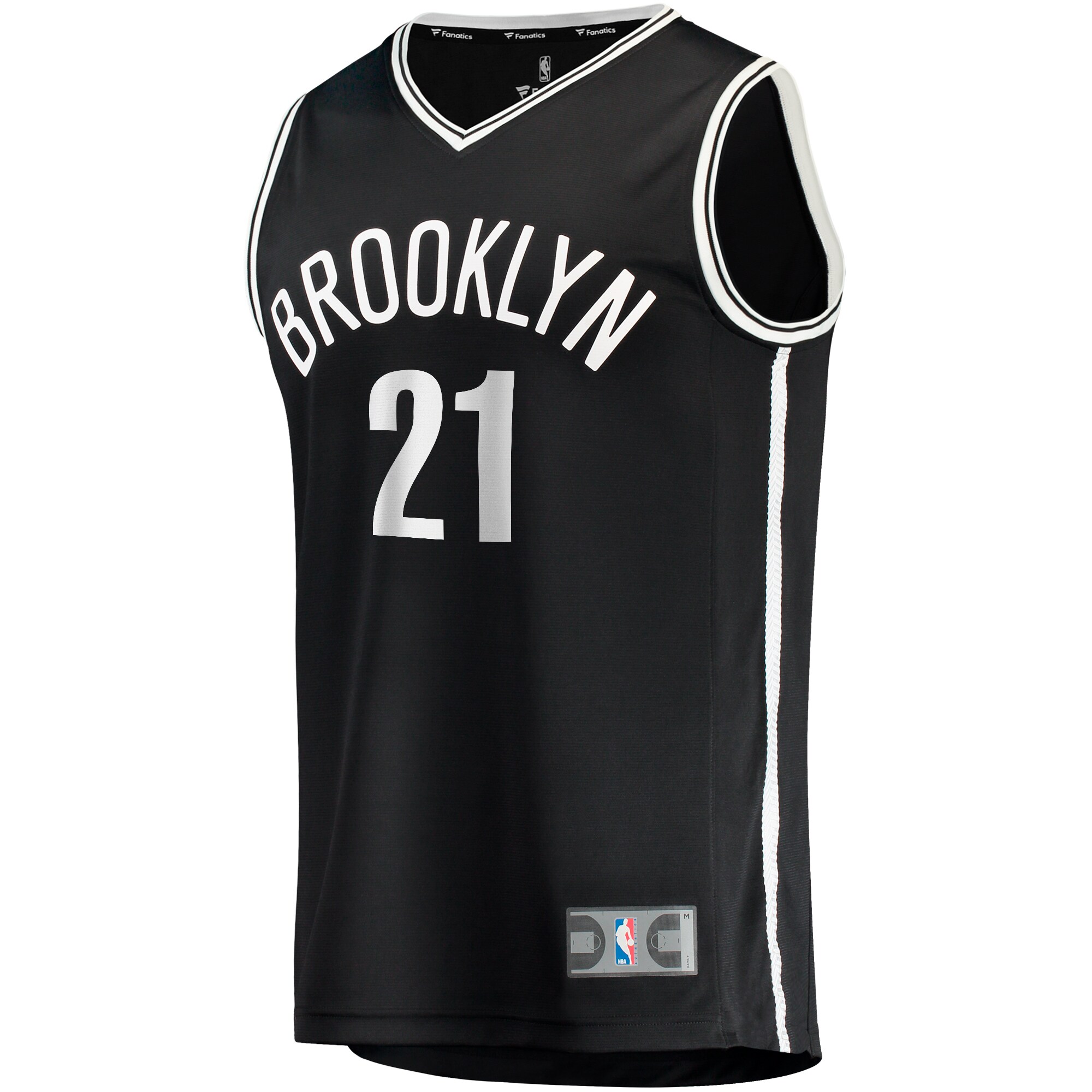 Noah Clowney Brooklyn Nets Fanatics Fast Break Replica Jersey - Icon Edition - Black