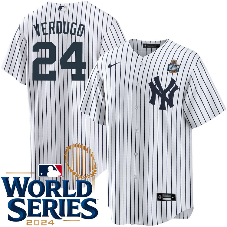Alex Verdugo New York Yankees Youth Home World Series Jersey