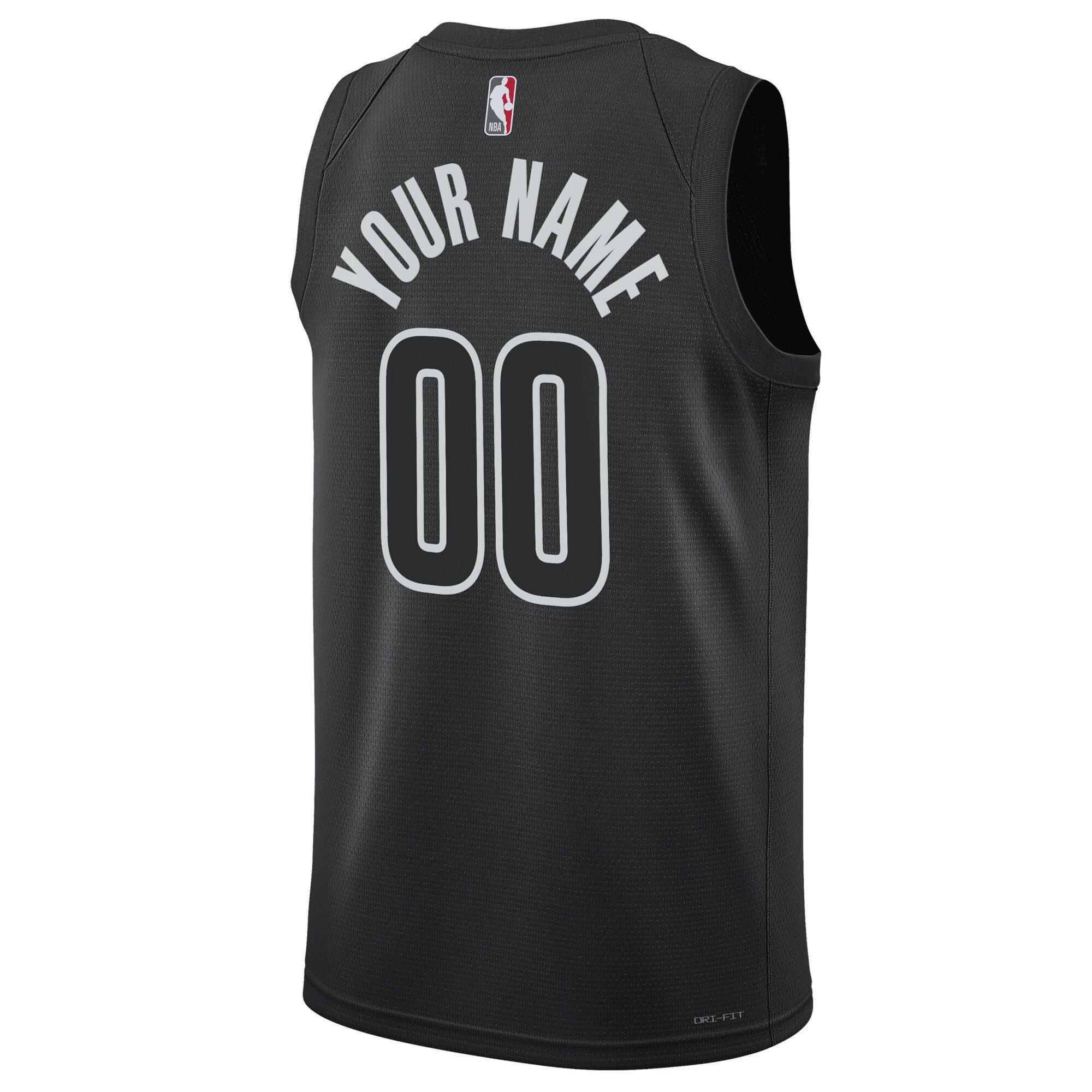Brooklyn Nets Jordan Brand Unisex 2022\/23 Swingman Custom Jersey - Statement Edition - Black