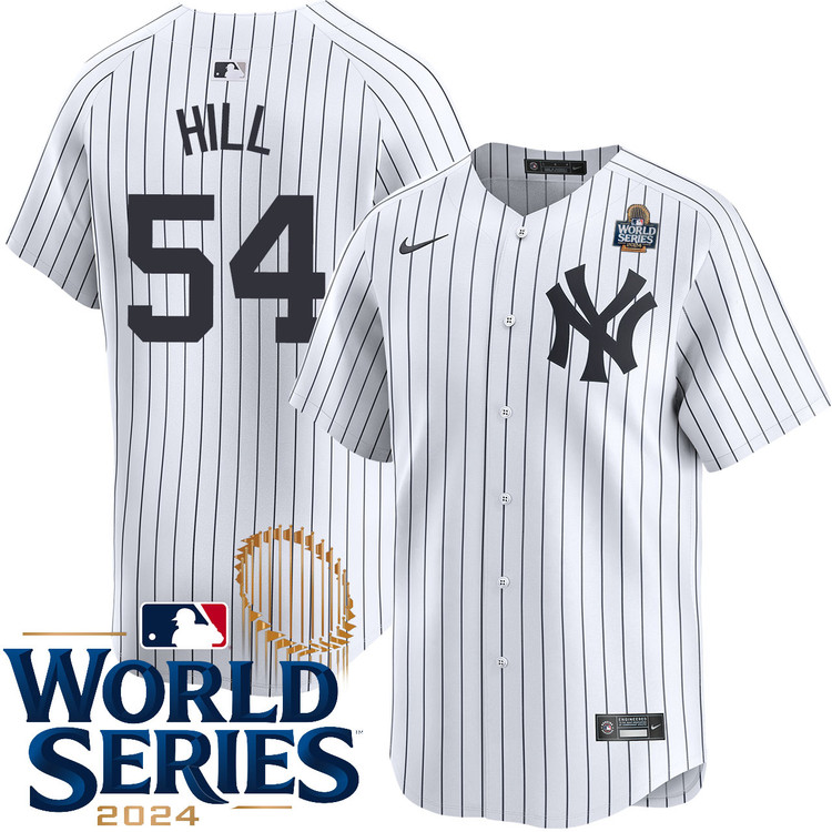 Tim Hill New York Yankees Home Limited World Series Jersey