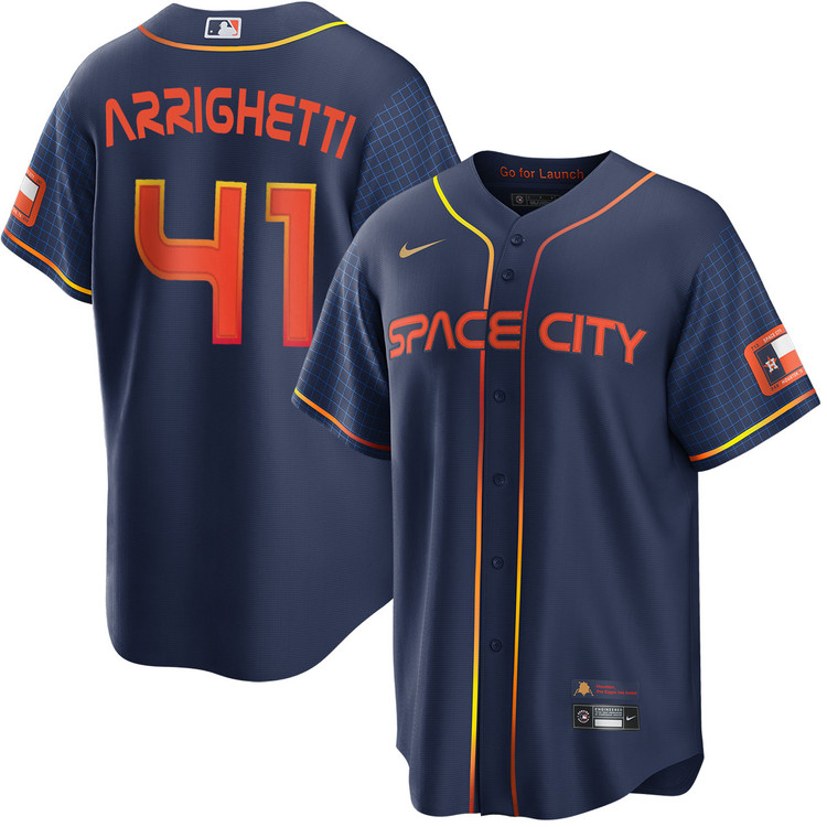 Spencer Arrighetti Houston Astros City Connect Jersey