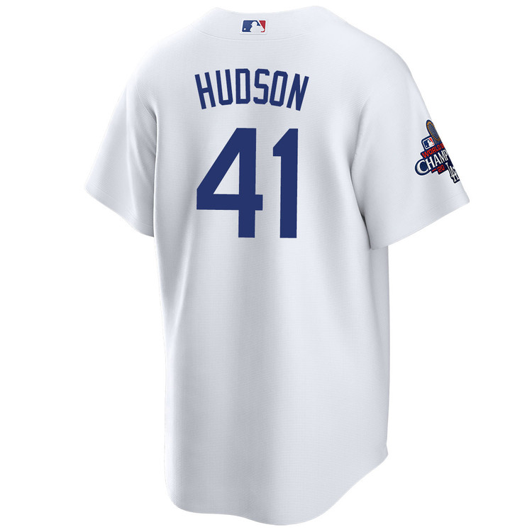 Daniel Hudson Los Angeles Dodgers Home World Series Champions Jersey