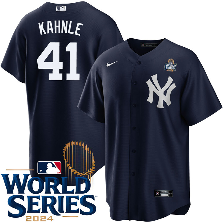 Tommy Kahnle New York Yankees Alternate Navy World Series Jersey